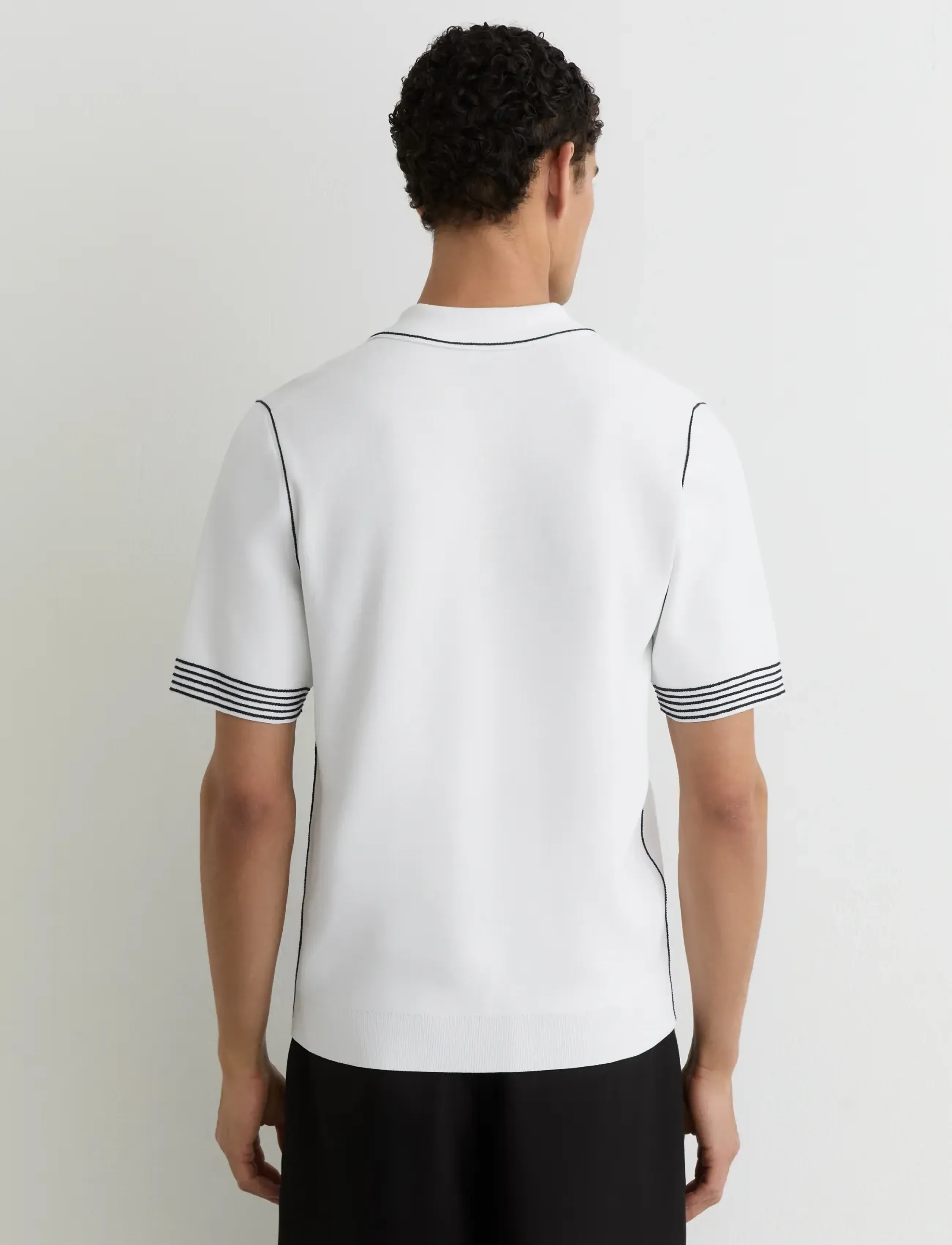 Reiss - MASON - polostrik - white - 2