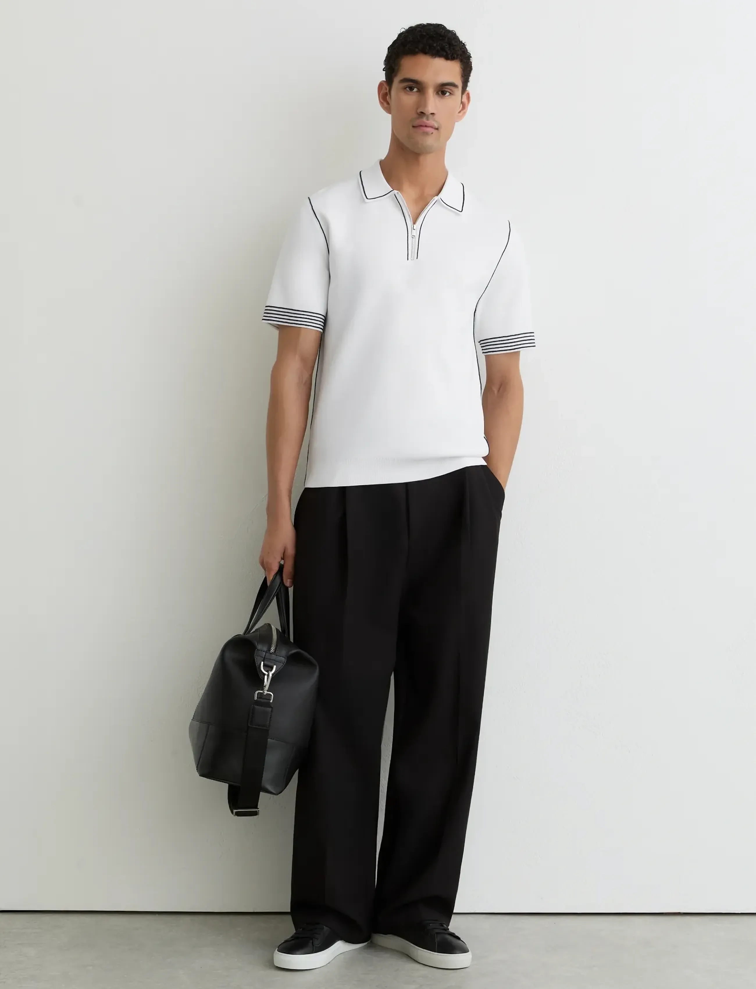 Reiss - MASON - polostrik - white - 3