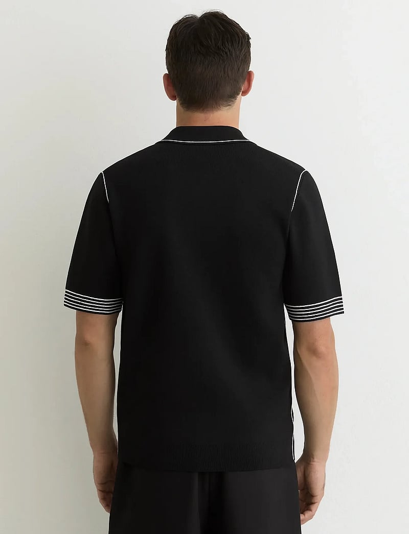 Reiss - NEWBURY - polostrik - black - 2