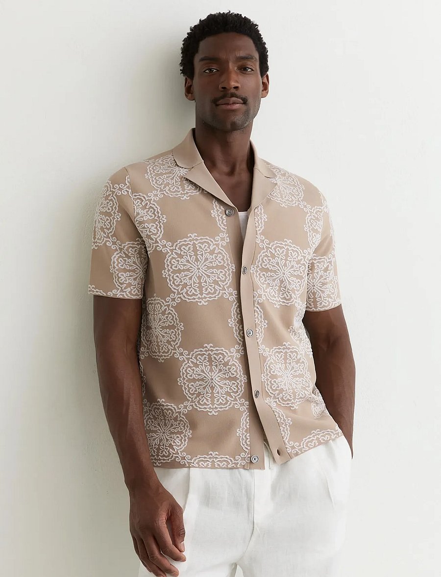Reiss - GABRIEL - basic shirts - champagne/white - 0