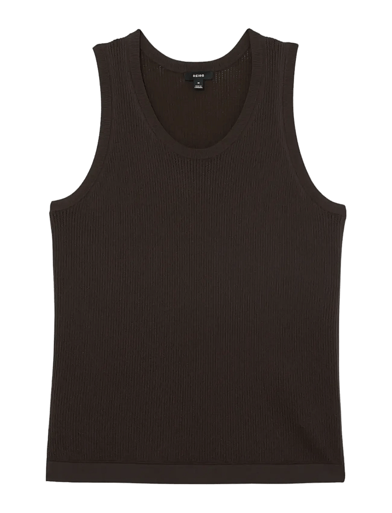 Reiss - WATSON - gestrickte westen - chocolate brown - 1