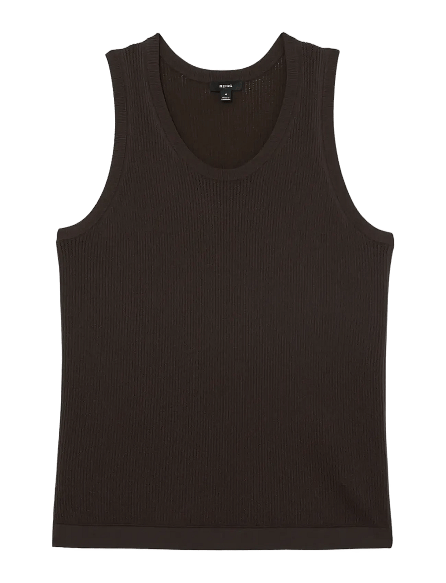 Reiss - WATSON - prjónavesti - chocolate brown - 1
