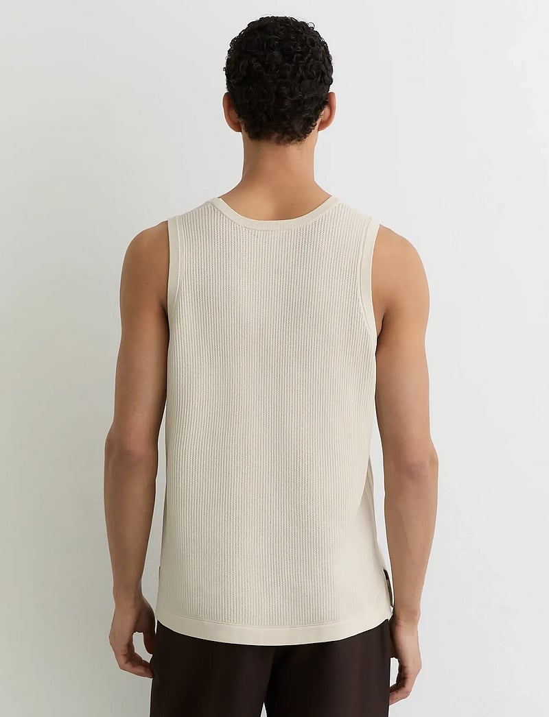 Reiss - WATSON - stickade västar - off white - 2