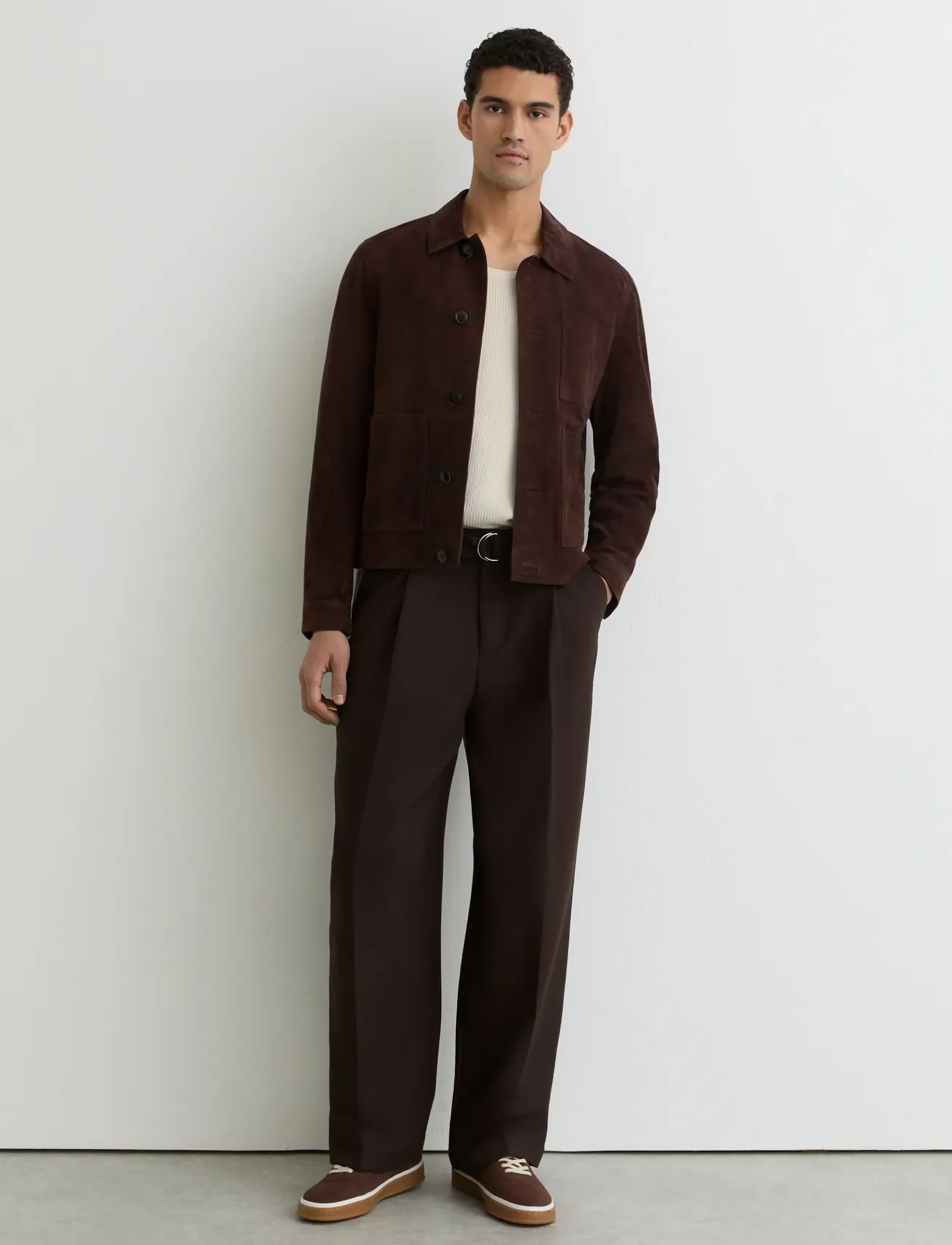 Reiss - WATSON - strikveste - off white - 3