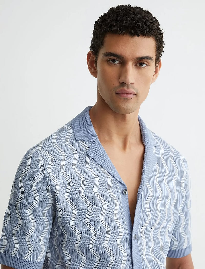 Reiss - JOHNNY - polostrik - soft blue - 3