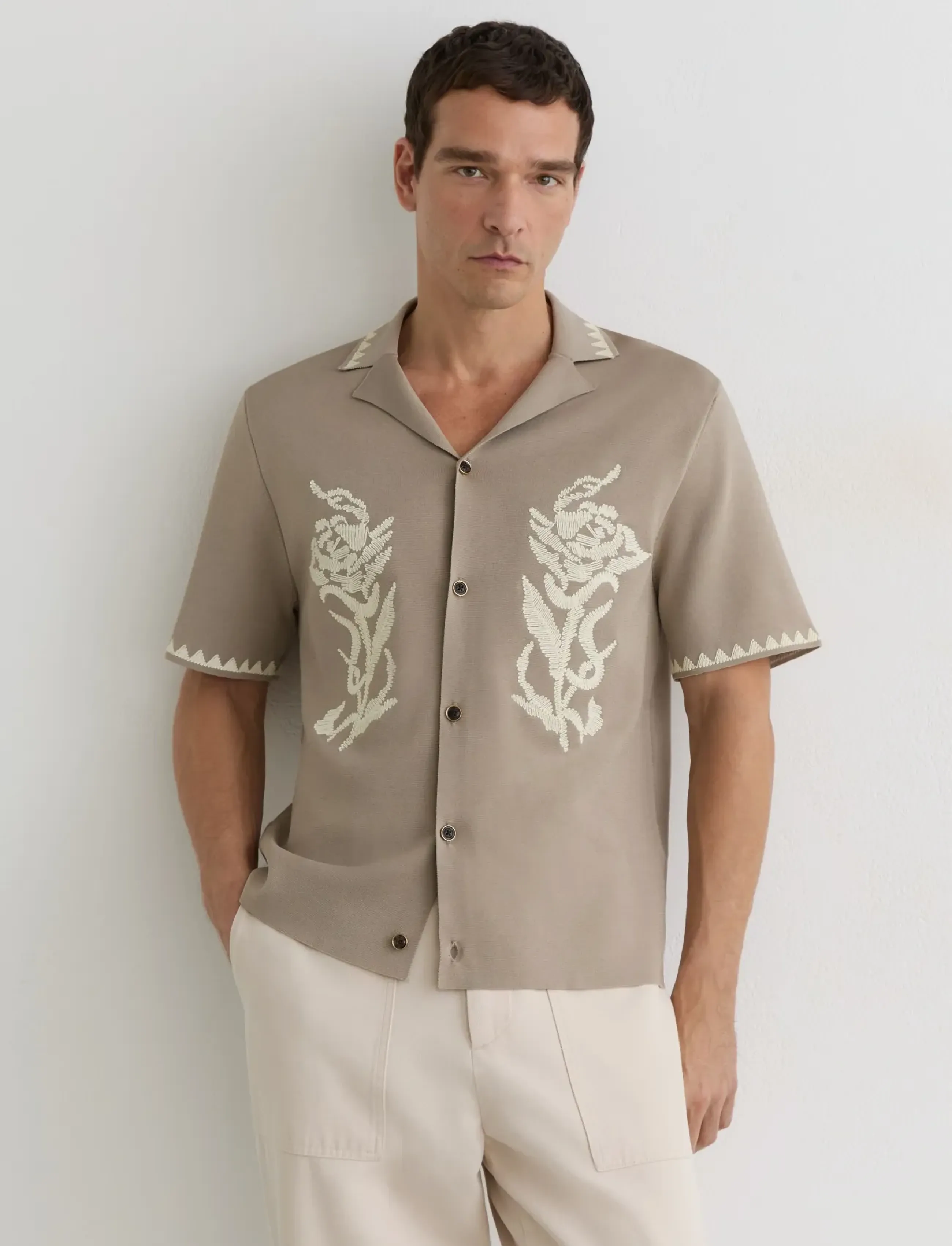 Reiss FOLIA - Shirts - CHAMPAGNE / beige