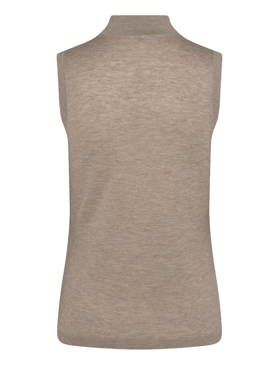 Reiss - EVELYN FUNNEL MERINO VEST - strickwesten - neutral - 1