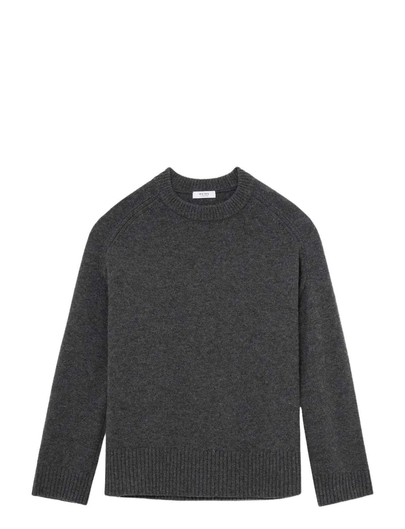 Reiss RILEY CREW NECK JUMPER - Pullover - CHARCOAL GREY / grey