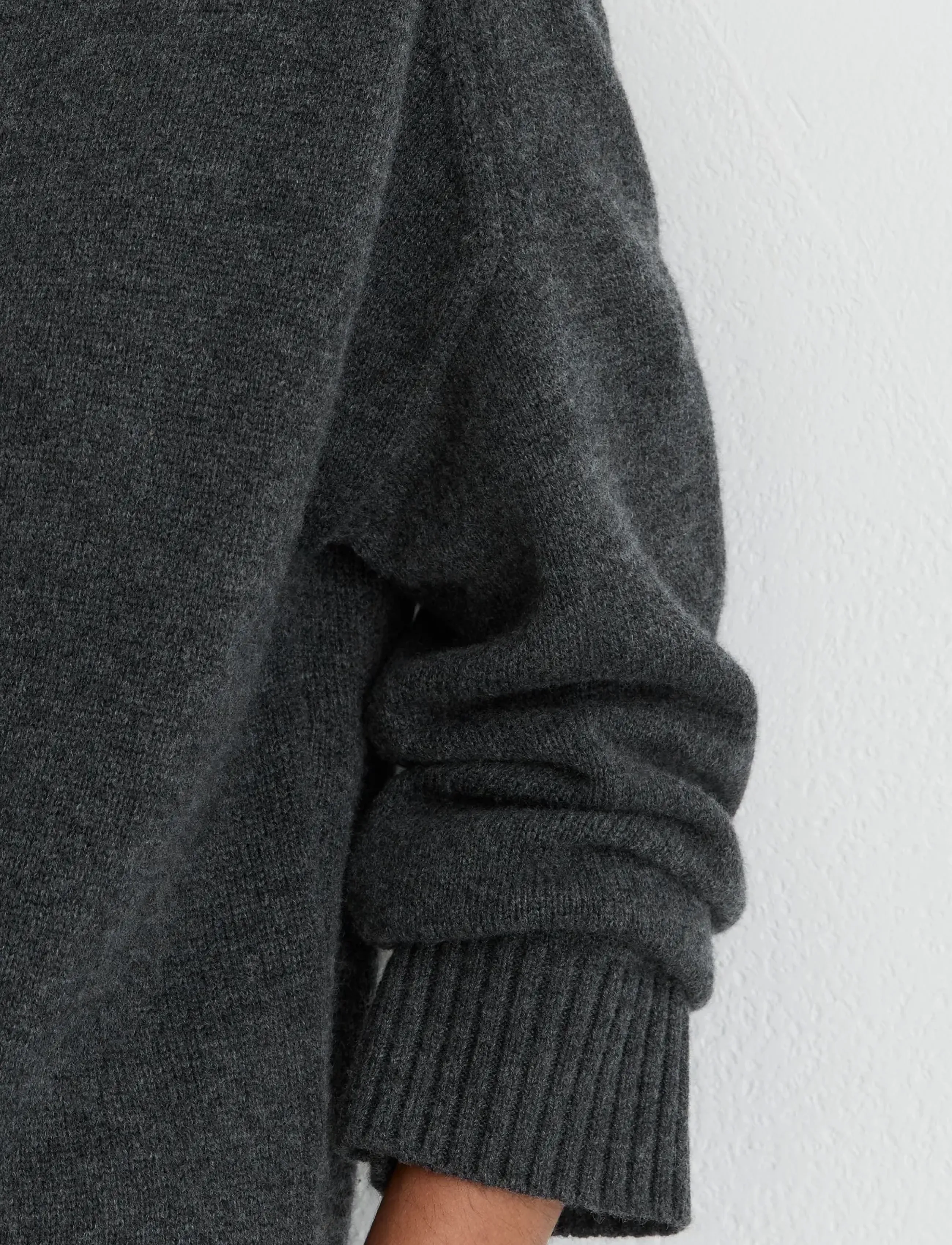 Reiss - RILEY CREW NECK JUMPER - striktrøjer - charcoal grey - 5