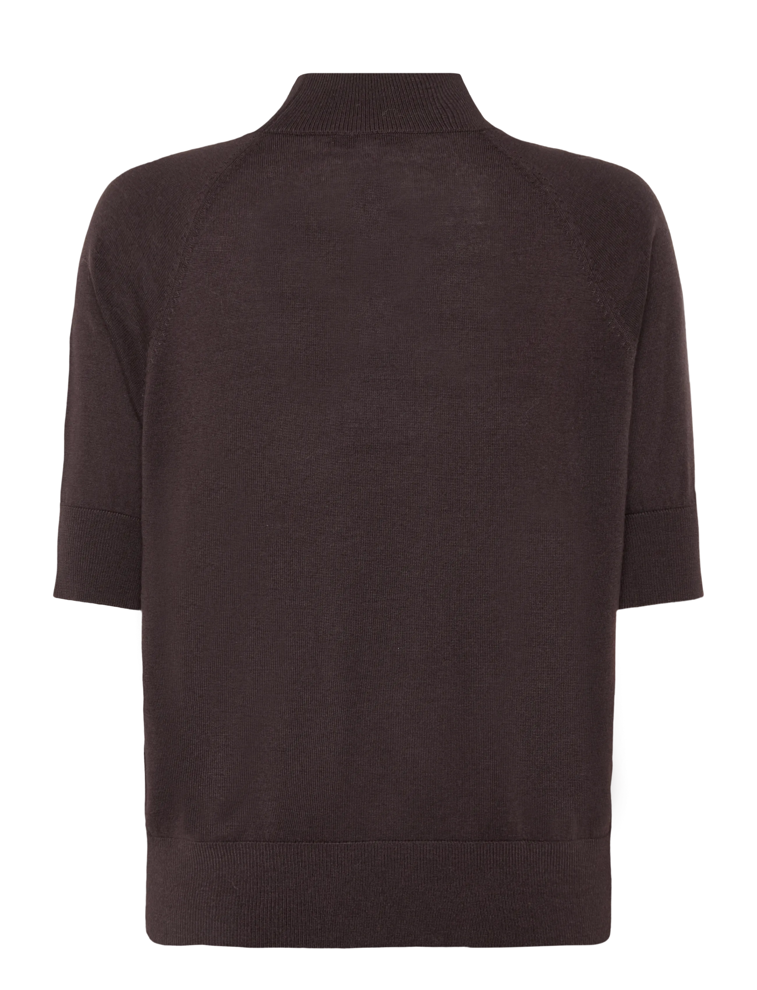 Reiss - SIENNA MERINO HEAVYWEIGHT TEE - striktrøjer - grape burgundy - 1