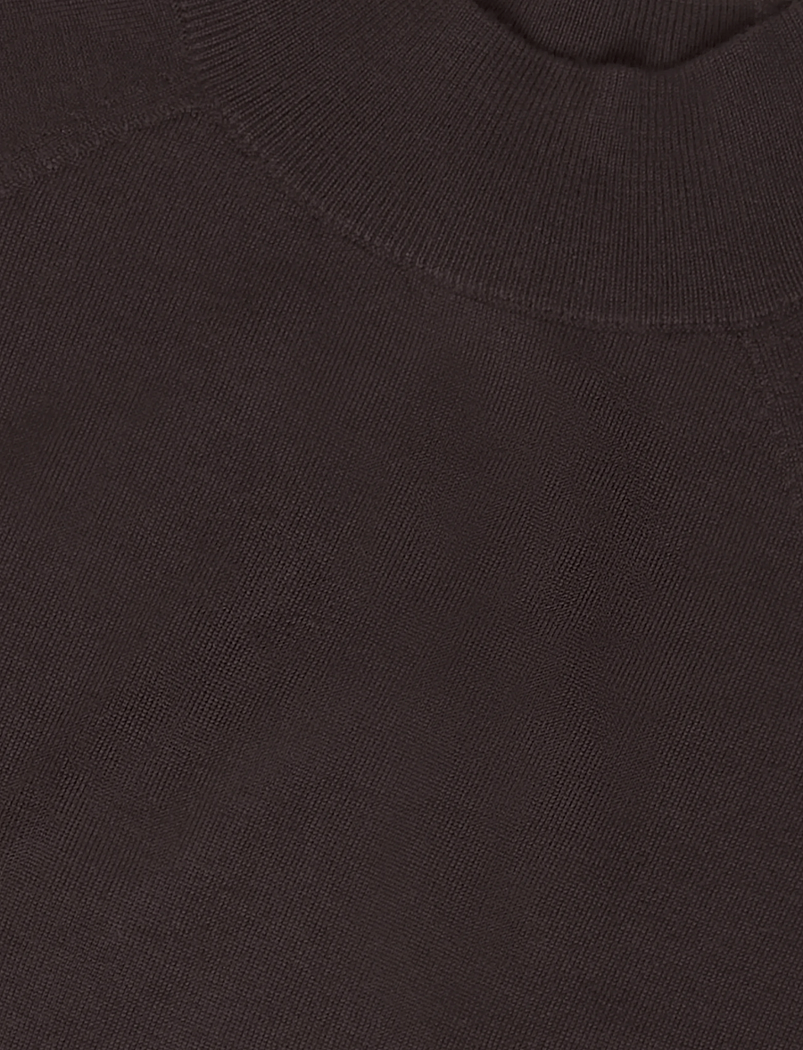 Reiss - SIENNA MERINO HEAVYWEIGHT TEE - striktrøjer - grape burgundy - 2