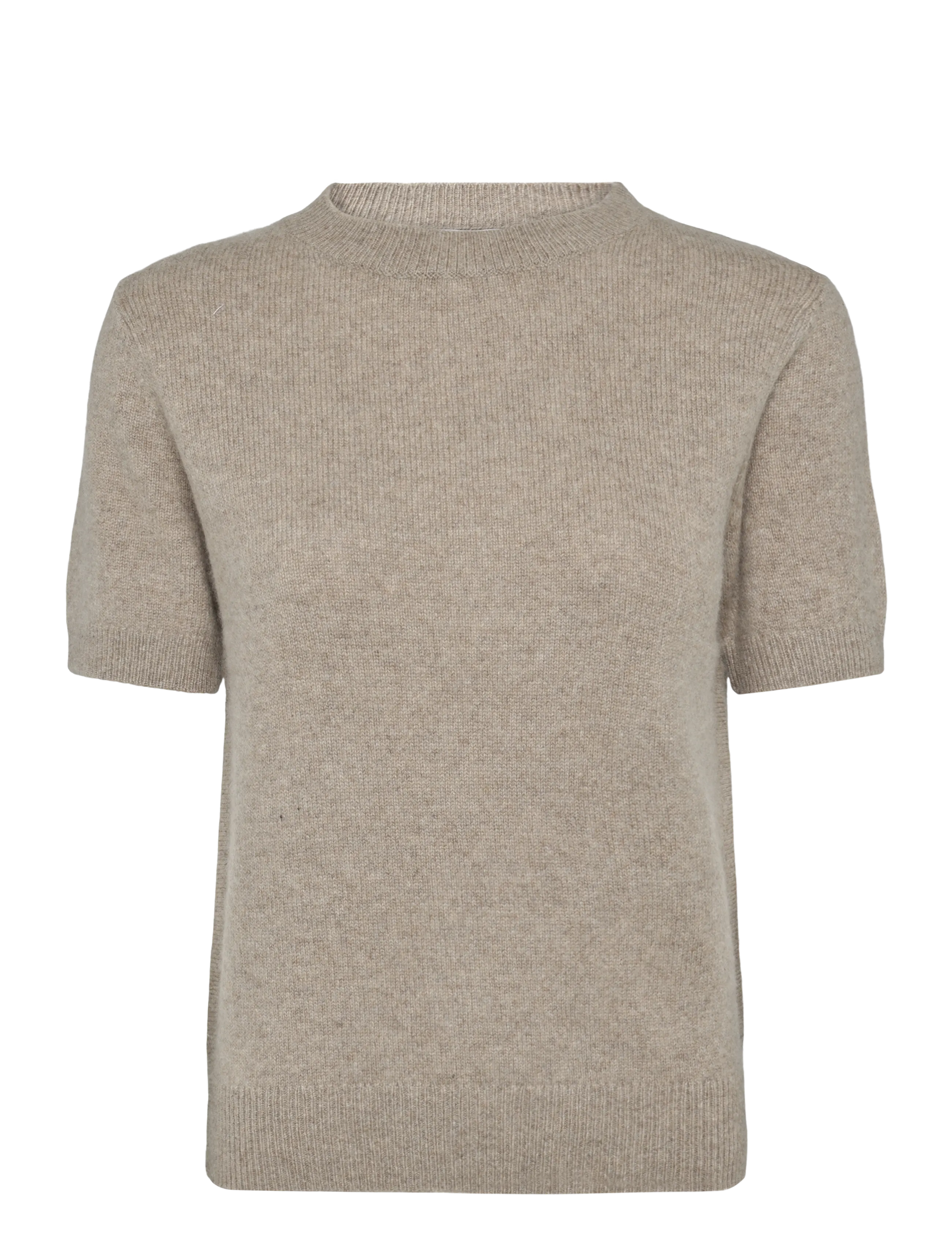 Reiss STEVIE CASHMERE T-SHIRT - Reiss - NEUTRAL / beige