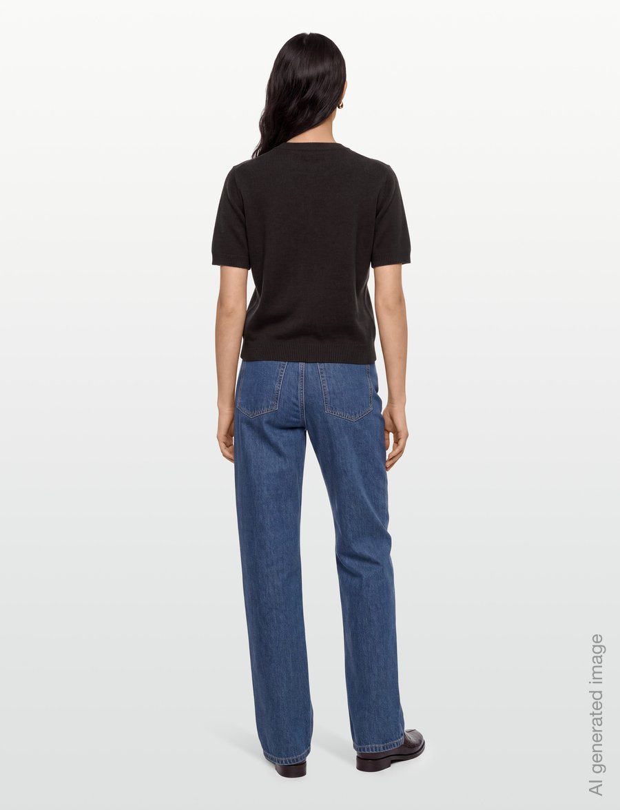 Reiss - STEVIE CASHMERE T-SHIRT - cashmere - grape burgundy - 4