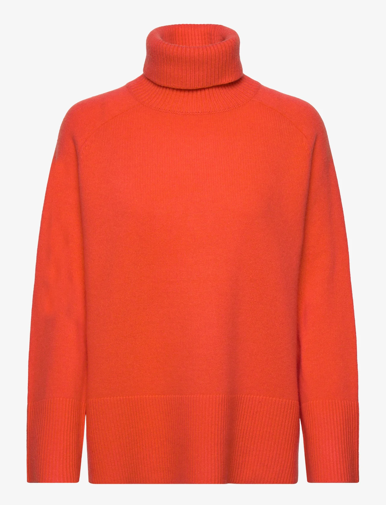 Reiss - EDINA - megztiniai su aukšta apykakle - orange - 0