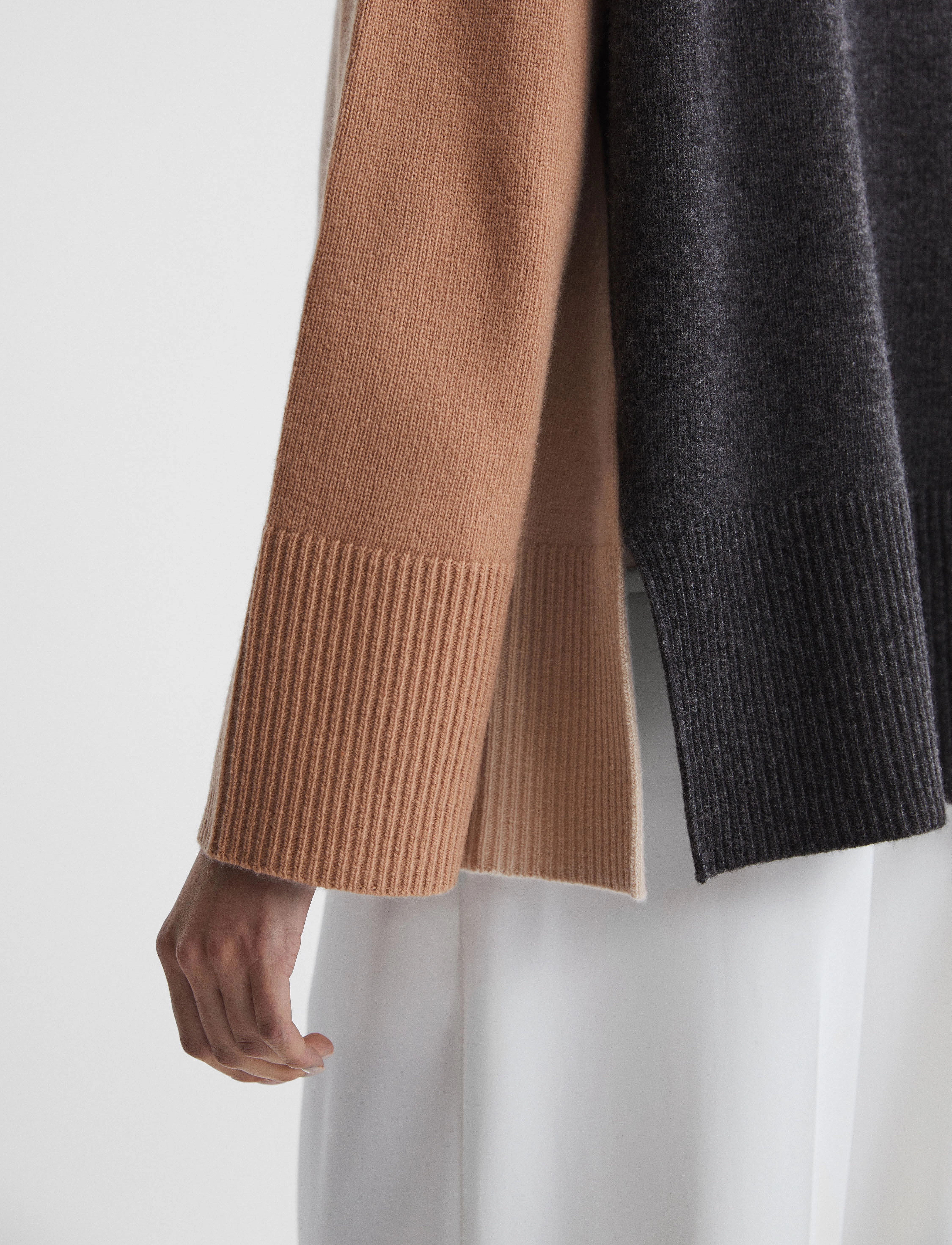 Reiss - EDINA - camel/charcoal - 4