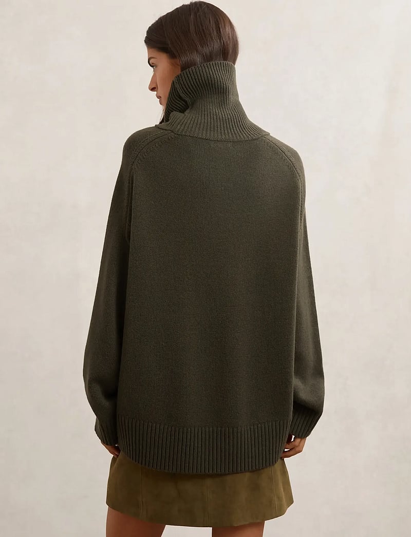 Reiss - BROOKLYN - kašmiir - khaki green - 3