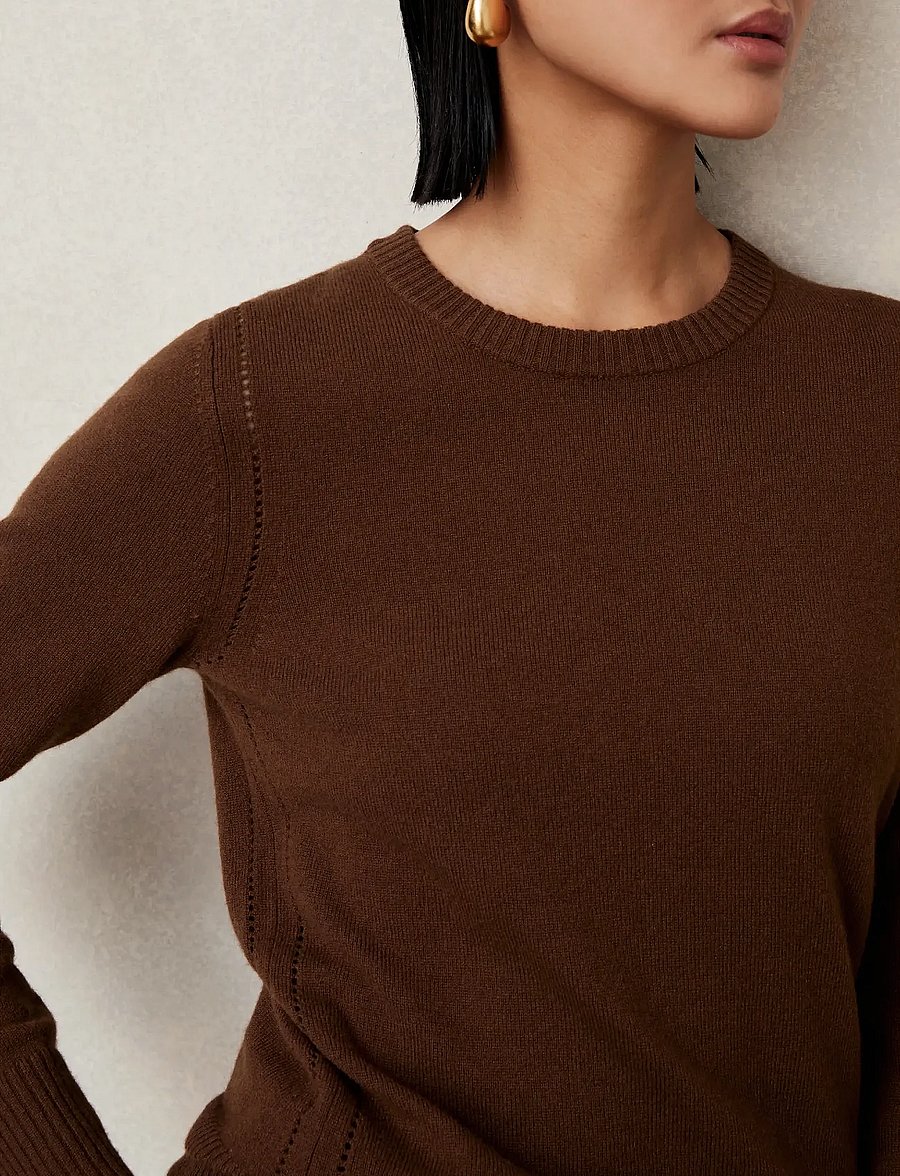 Reiss - ANYA - kaschmir - toffee brown - 3