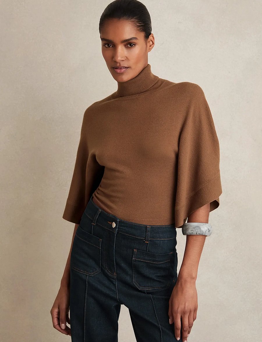 Reiss - HADLEY - rollkragenpullover - tan - 0