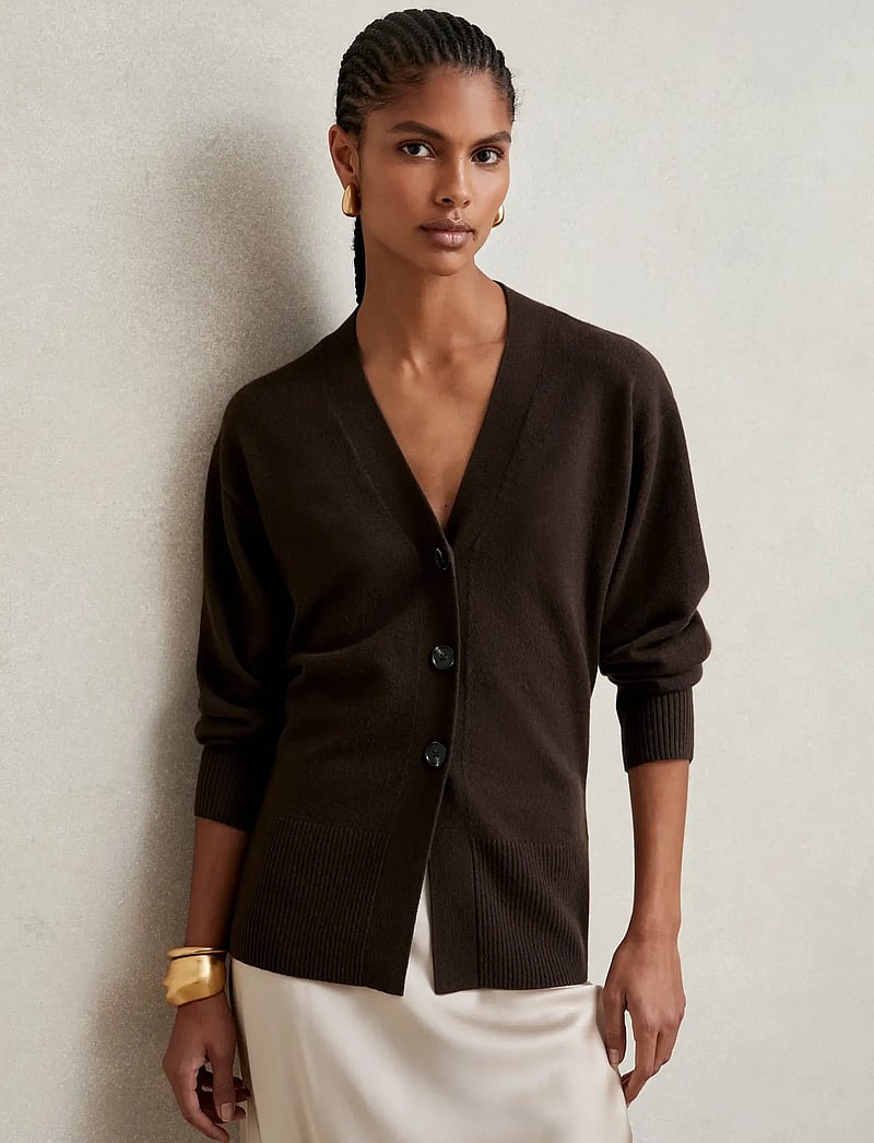 Reiss - TYLA - kashmir - chocolate - 0