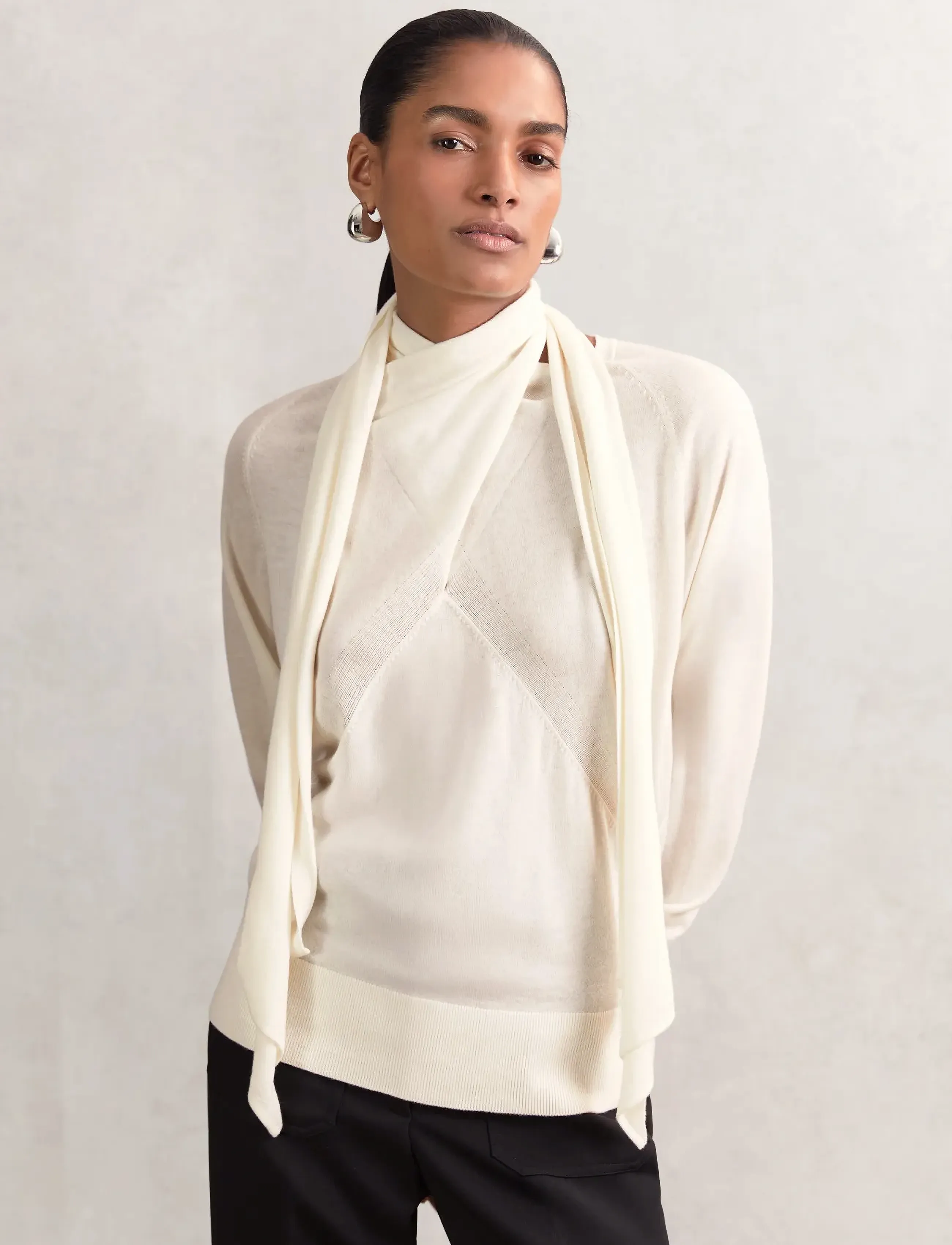 Reiss Alexis, XS, Cream, Strik > Trøjer, Dame