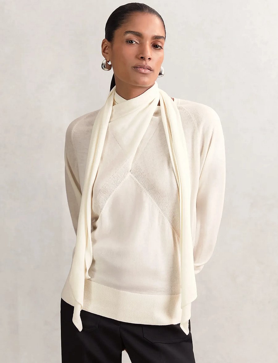 Reiss - ALEXIS - langärmelige blusen - cream - 0