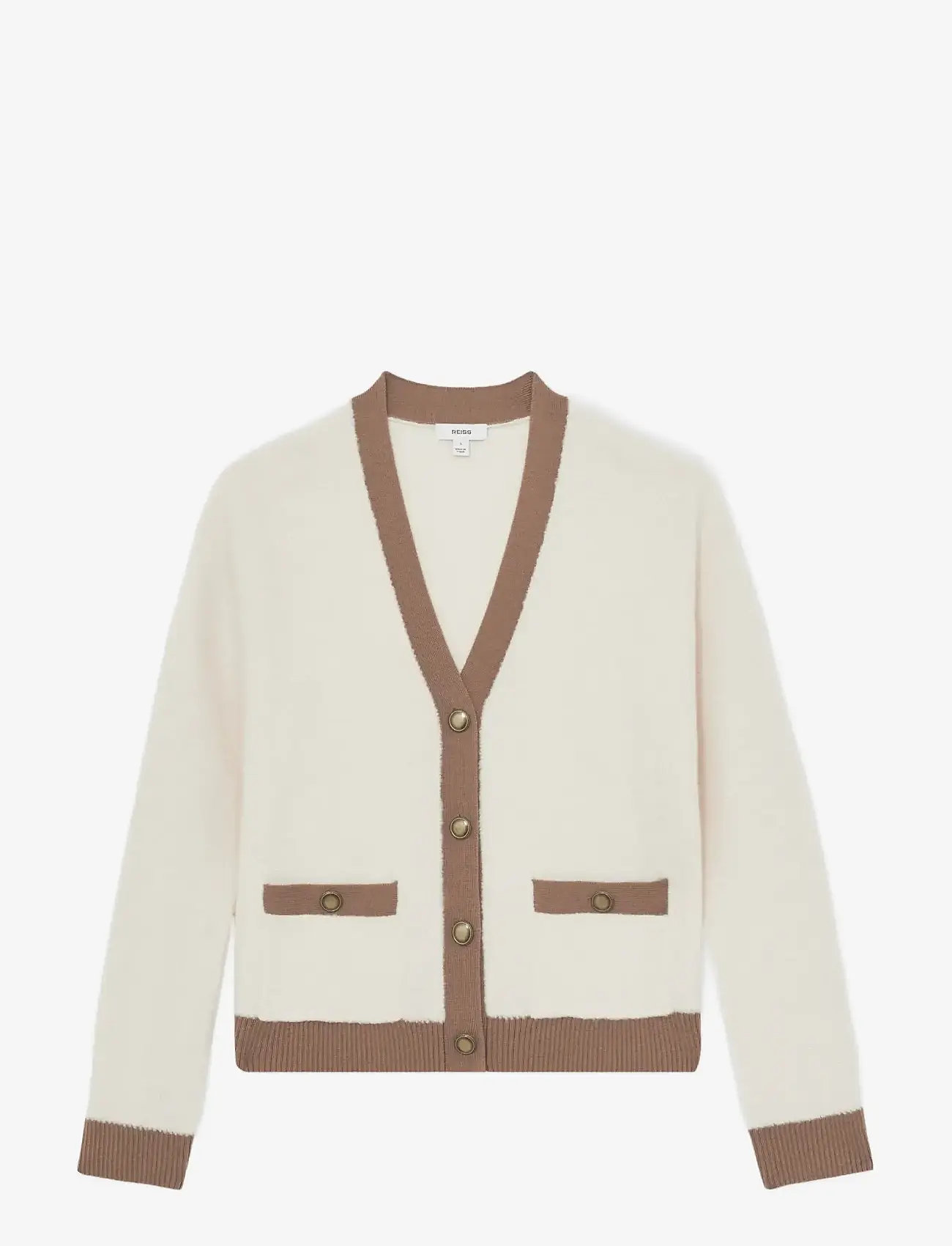 Reiss - OLLI - cardigans - cream/neutral - 1