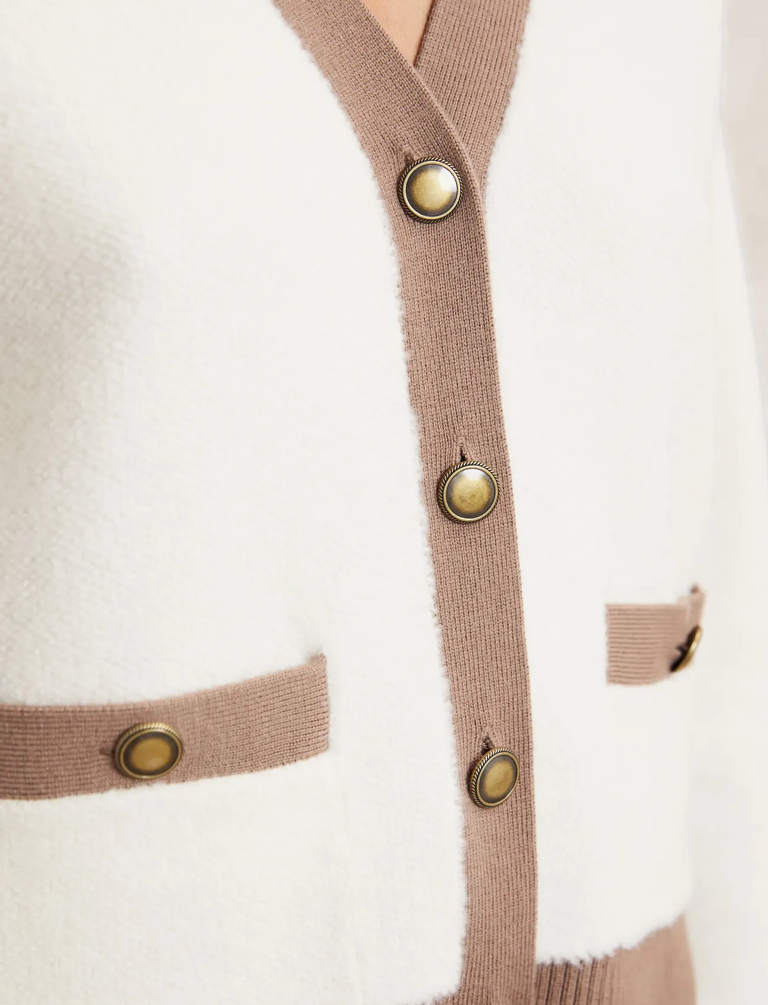 Reiss - OLLI - cardigans - cream/neutral - 3
