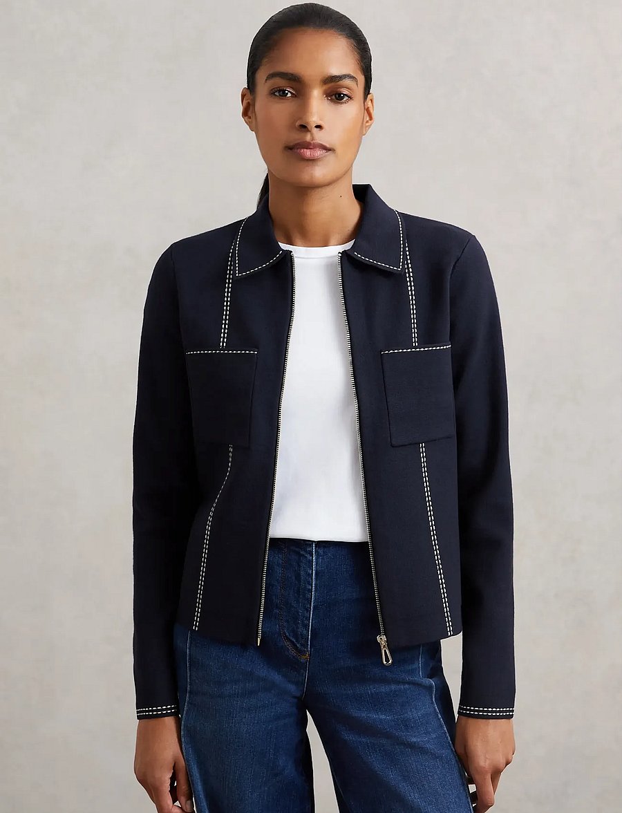 Reiss - IVY - strickjacken - navy - 0