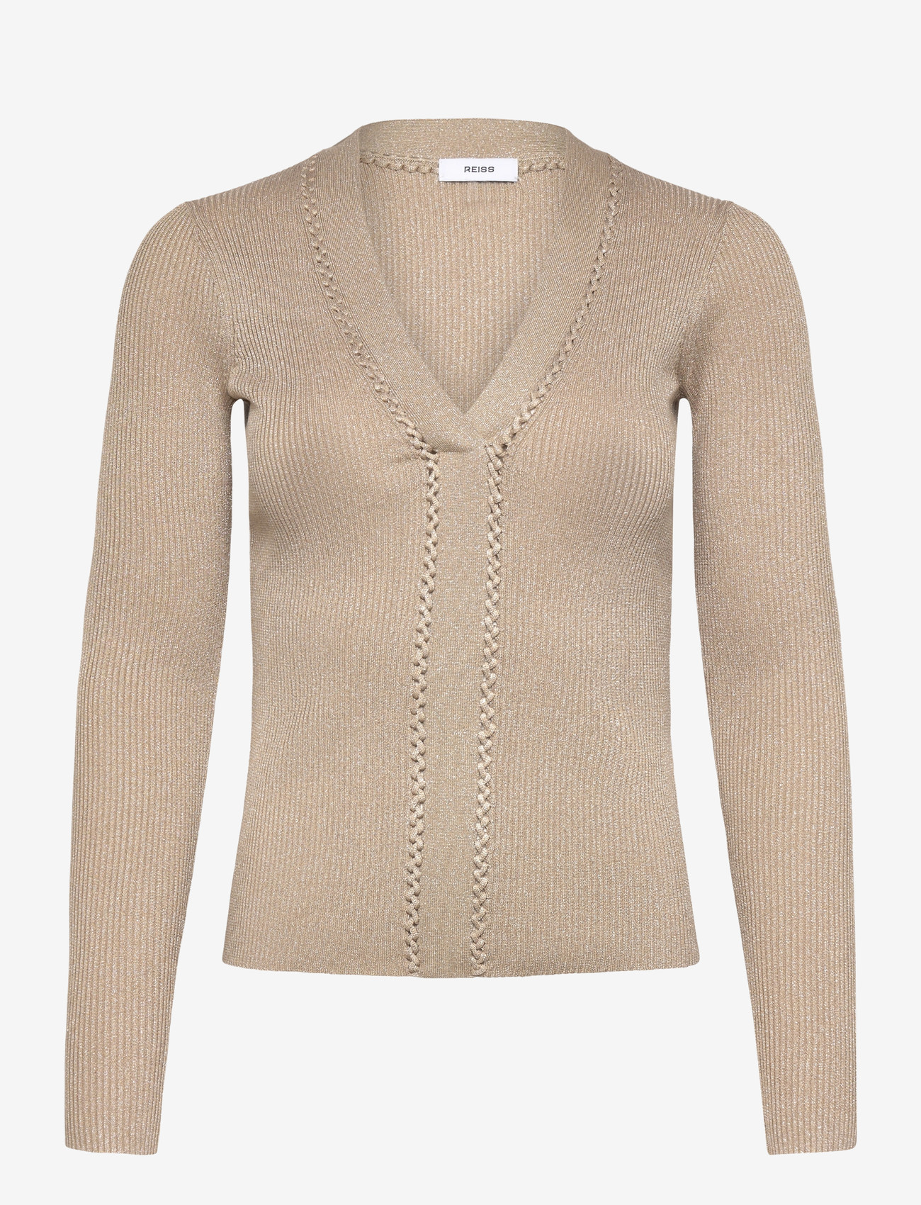 Reiss - LULA - striktrøjer - champagne - 0