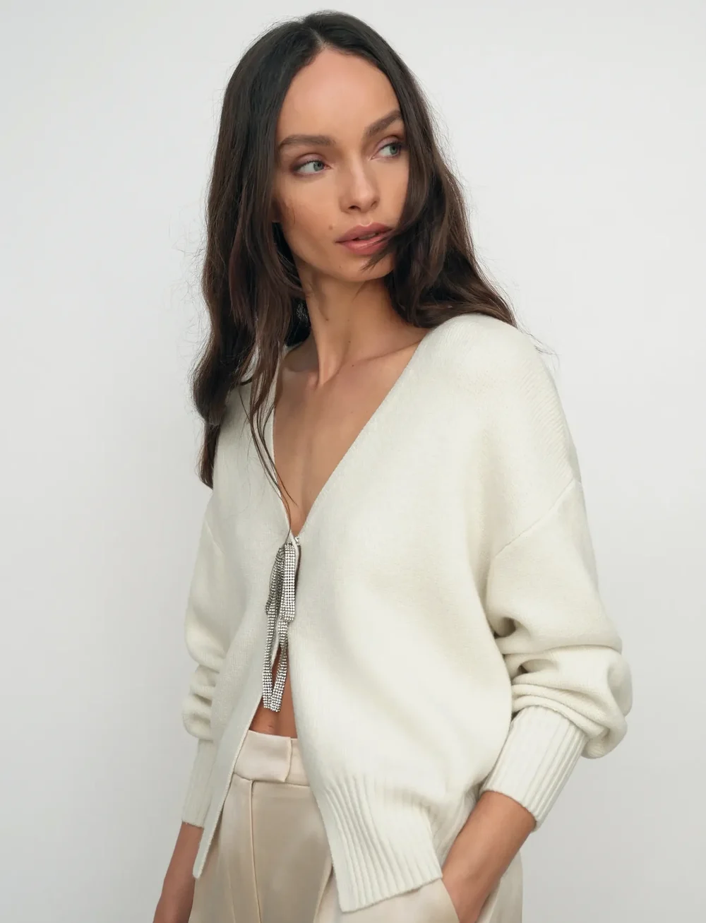 Reiss - BEAU - cardigans - cream - 0