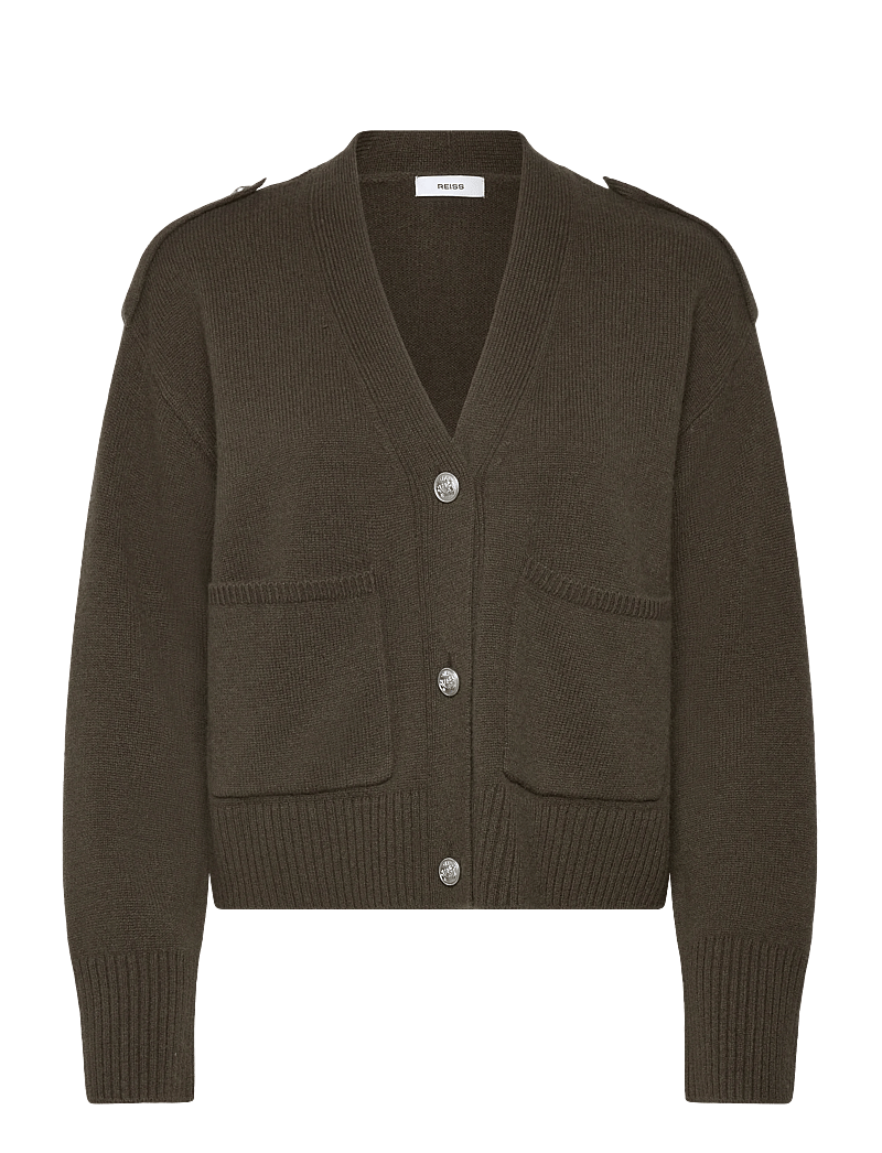 Reiss - MAYA - cashmere - khaki green - 1