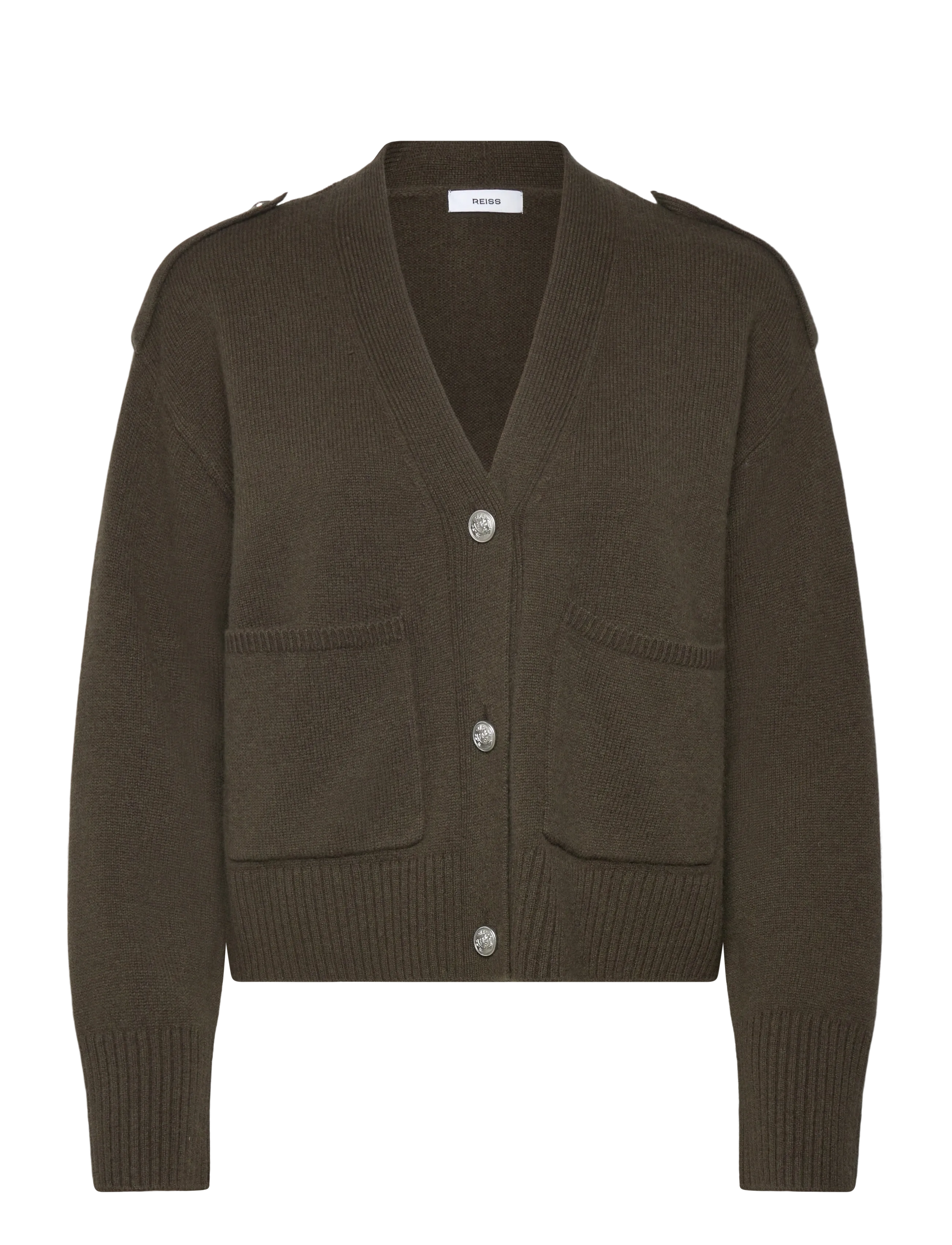 Reiss MAYA - Kaschmir - KHAKI GREEN / khaki/green