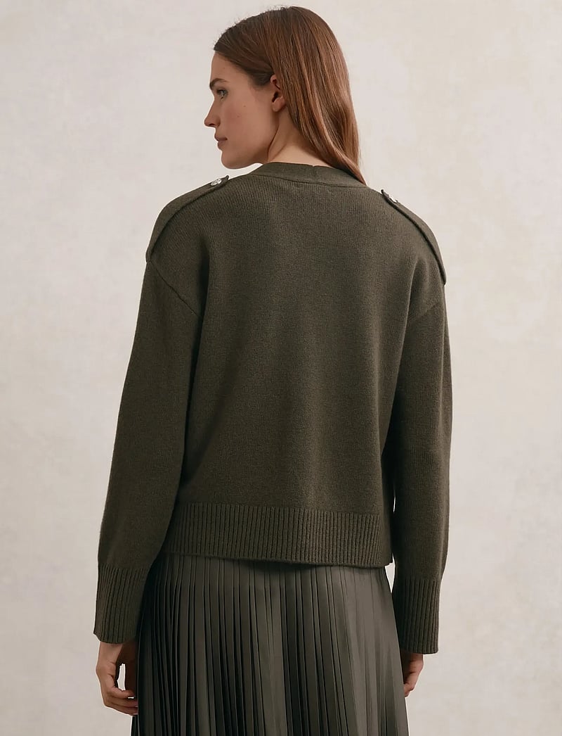 Reiss - MAYA - cashmere - khaki green - 3