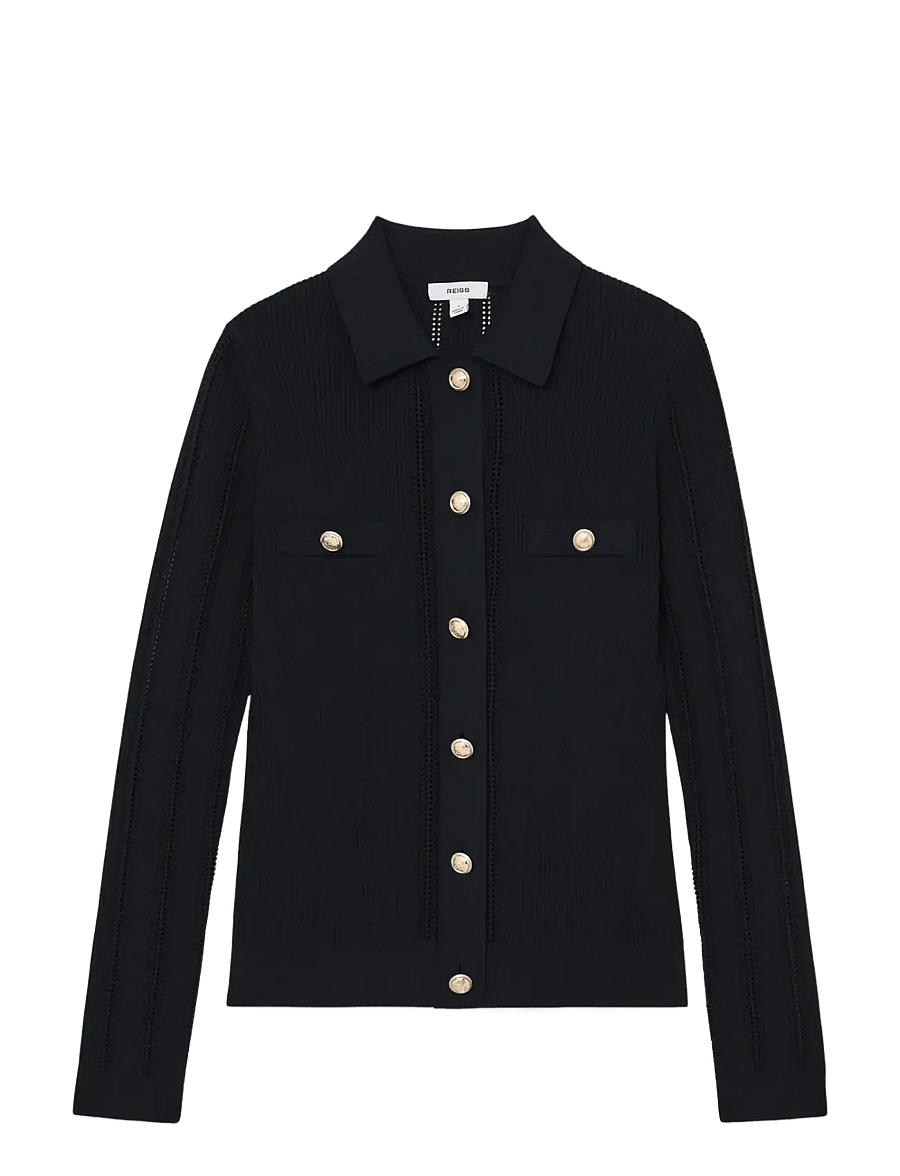Reiss - HARRI - gebreide vesten - navy - 1
