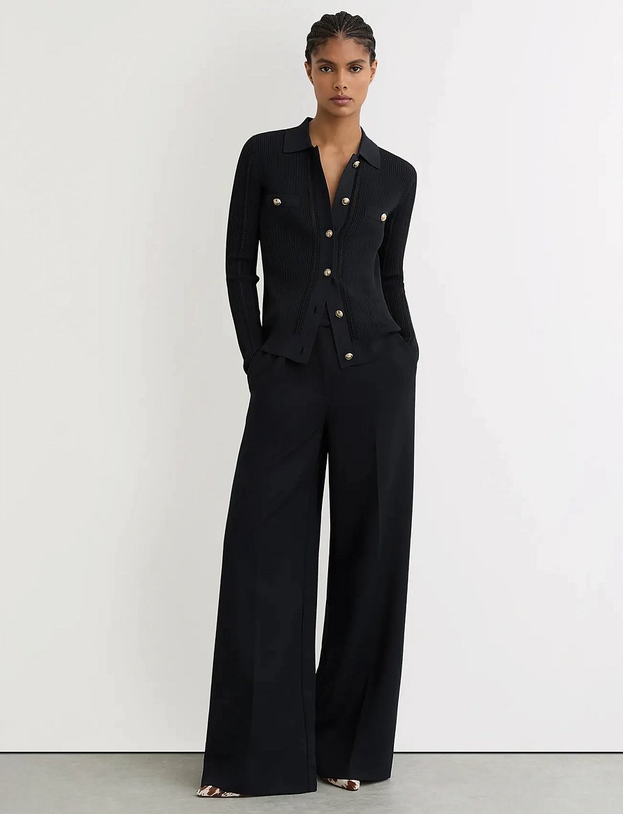 Reiss - HARRI - gebreide vesten - navy - 3