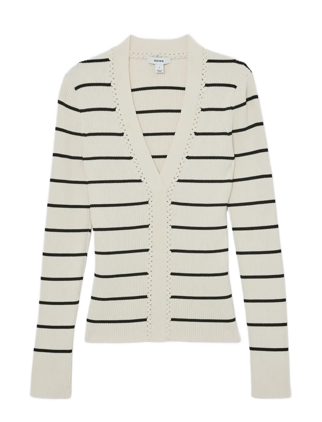 Reiss LAURALEE - Strik - IVORY/BLACK / black