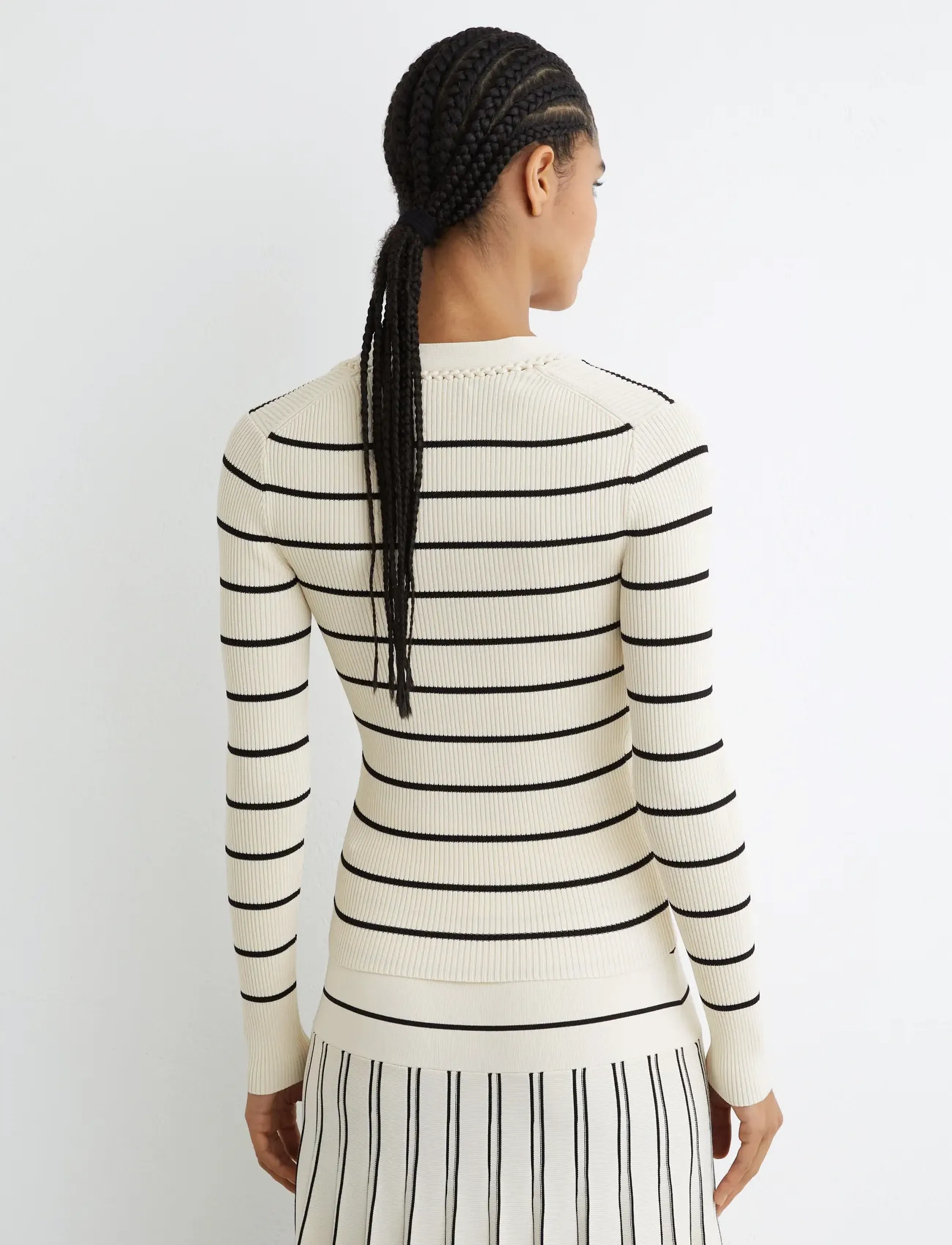 Reiss - LAURALEE - jumpers - ivory/black - 2
