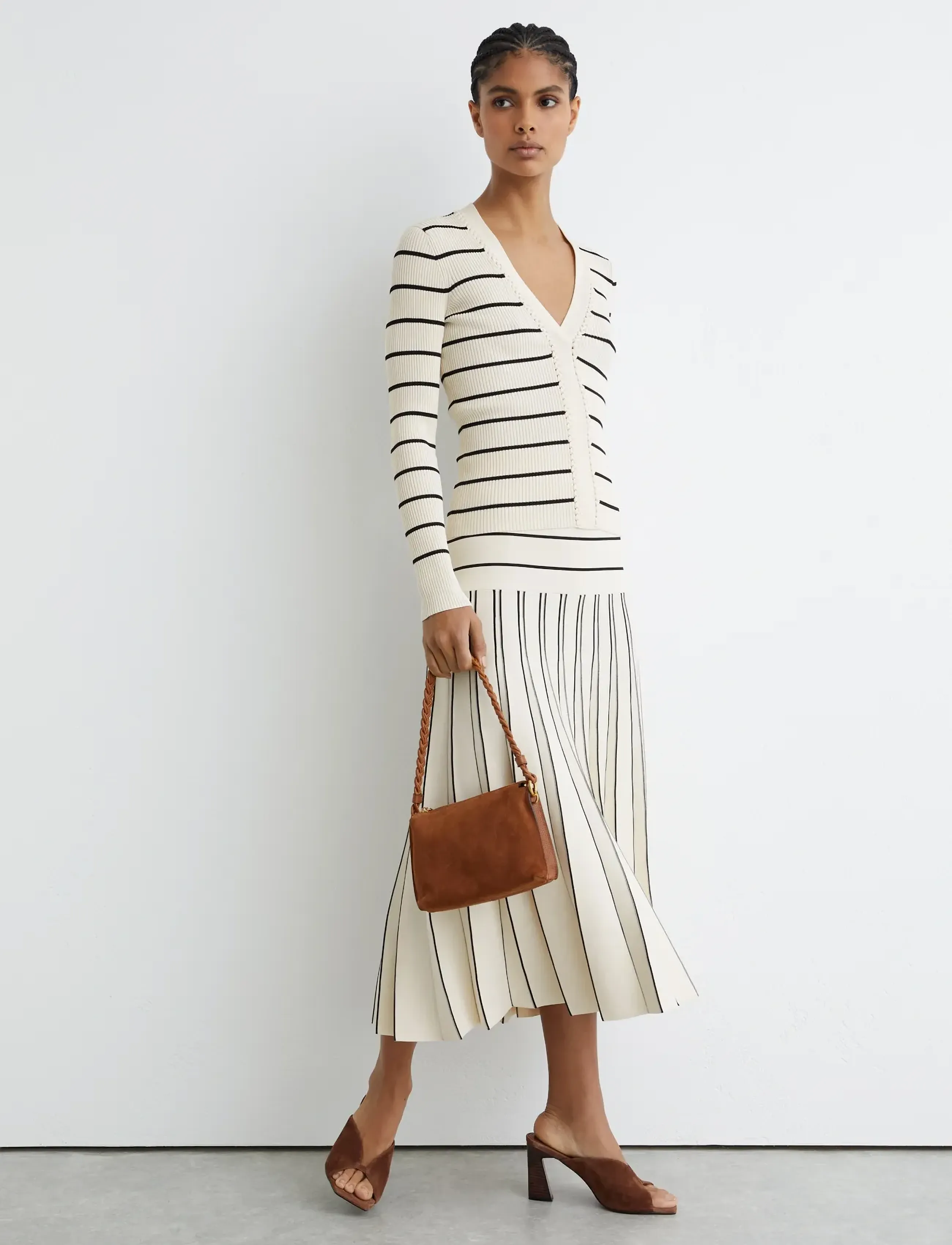 Reiss - LAURALEE - jumpers - ivory/black - 3