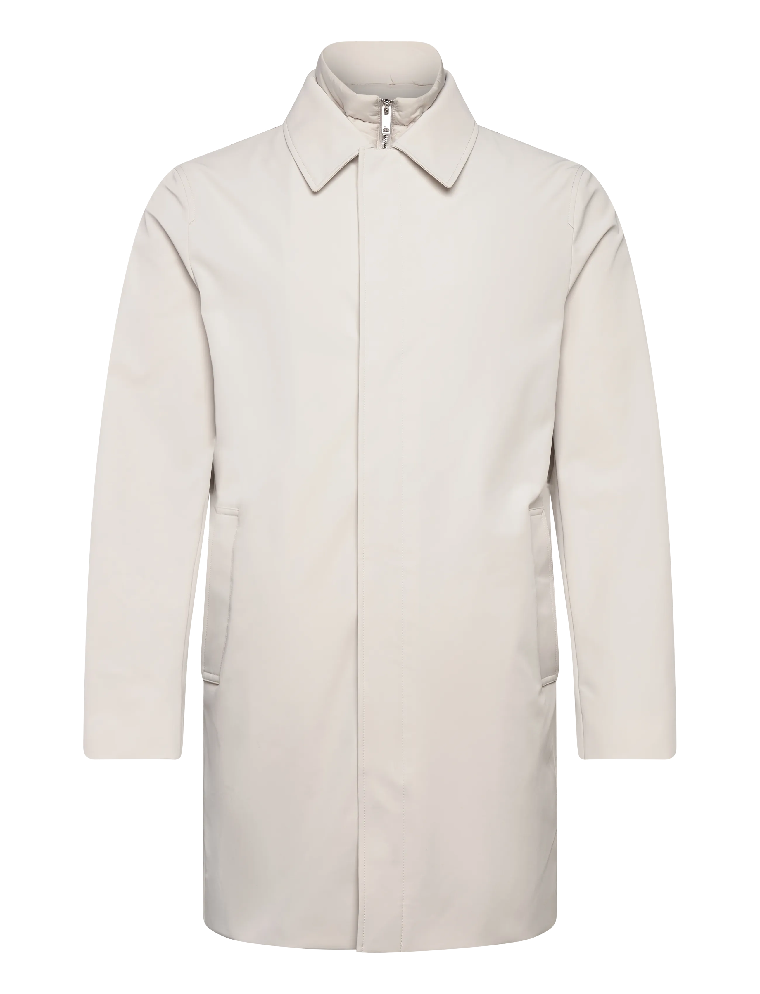 Reiss LOGAN - Jackor & rockar - LIGHT STONE / cream