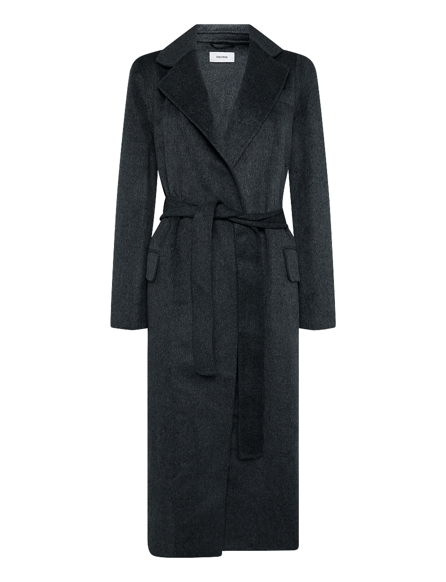Reiss - MARLOWE LONG BLIND SEAM COAT - vinterjackor - charcoal grey - 0