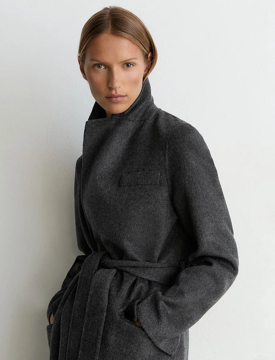 Reiss - MARLOWE LONG BLIND SEAM COAT - winterjacken - charcoal grey - 4