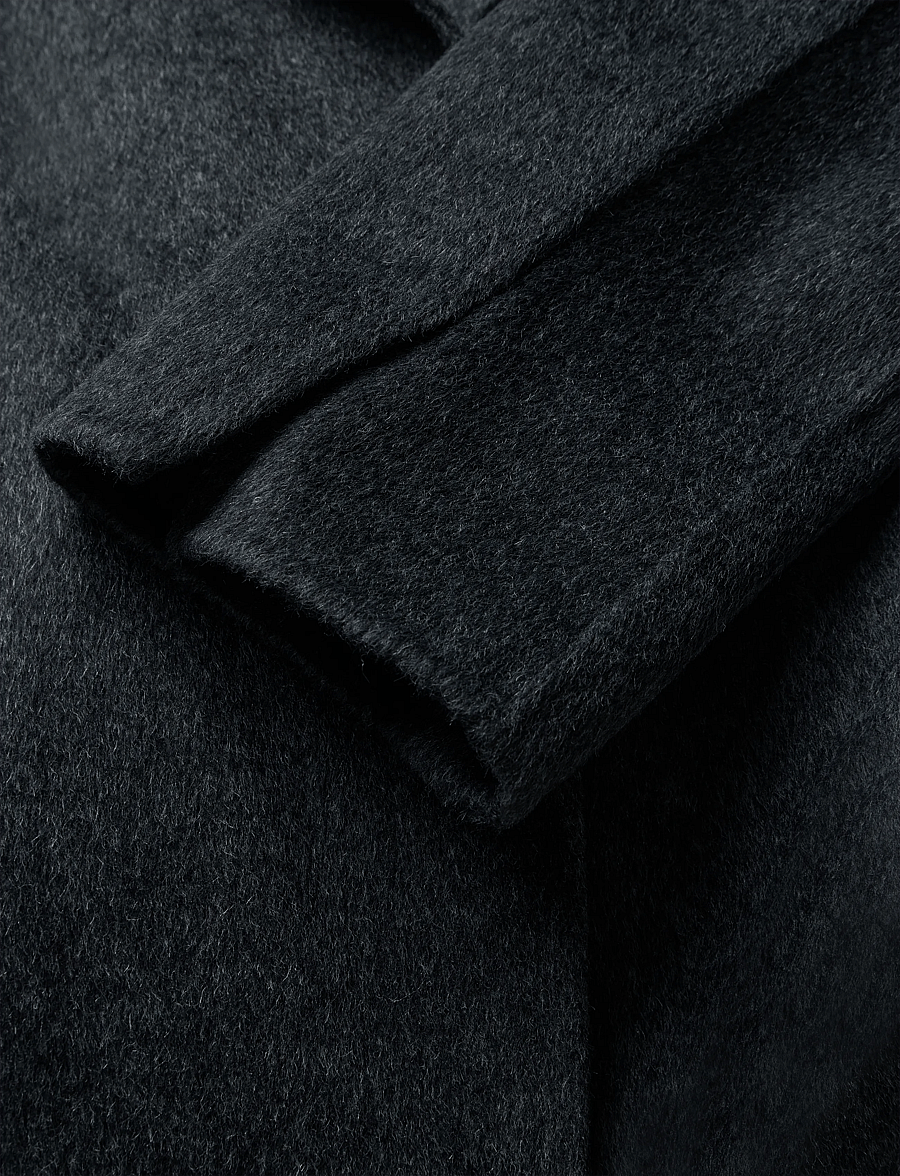 Reiss - MARLOWE LONG BLIND SEAM COAT - vinterjackor - charcoal grey - 3