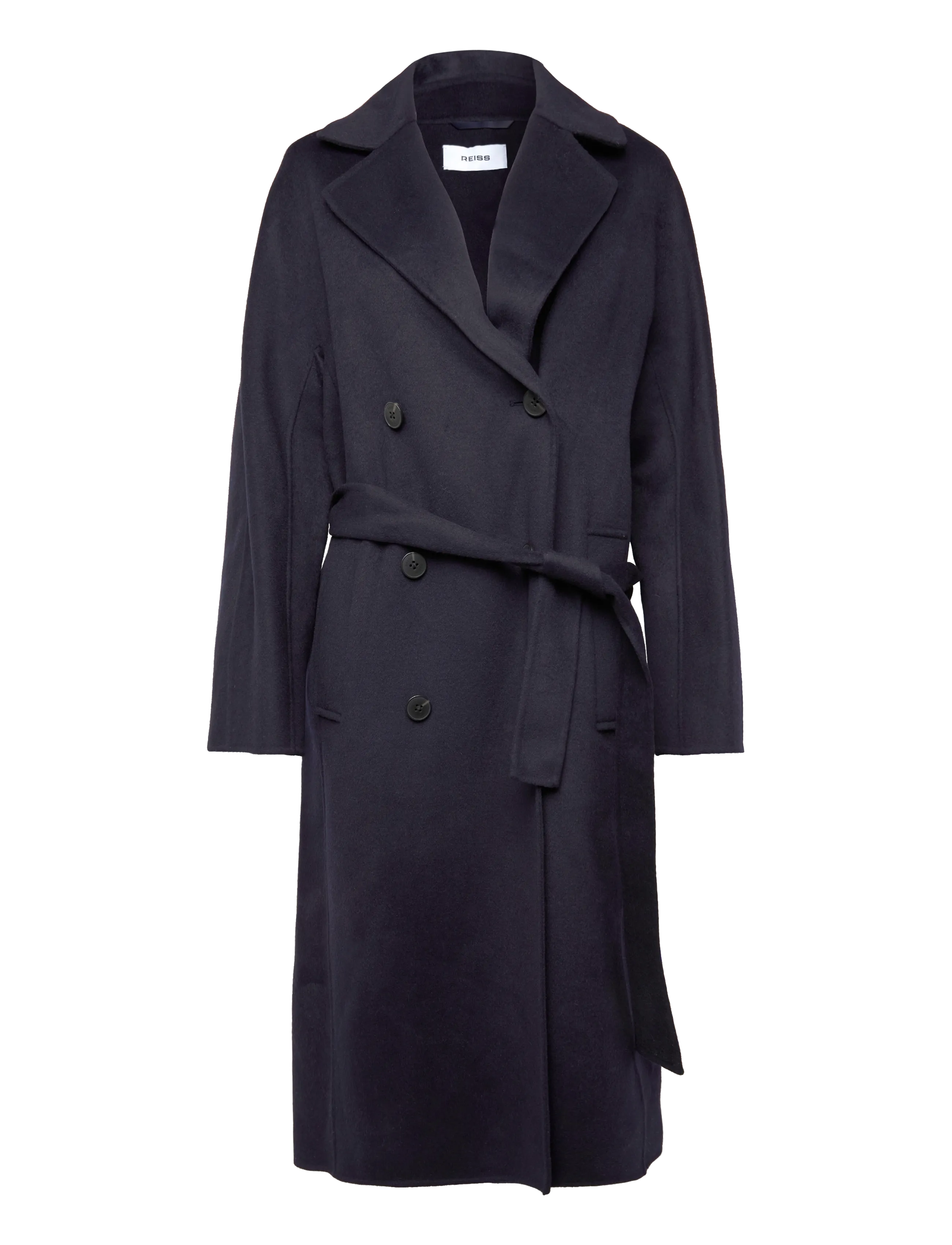 Reiss MARINA LONG BLINDSEAM COAT - Kläder - NAVY / navy