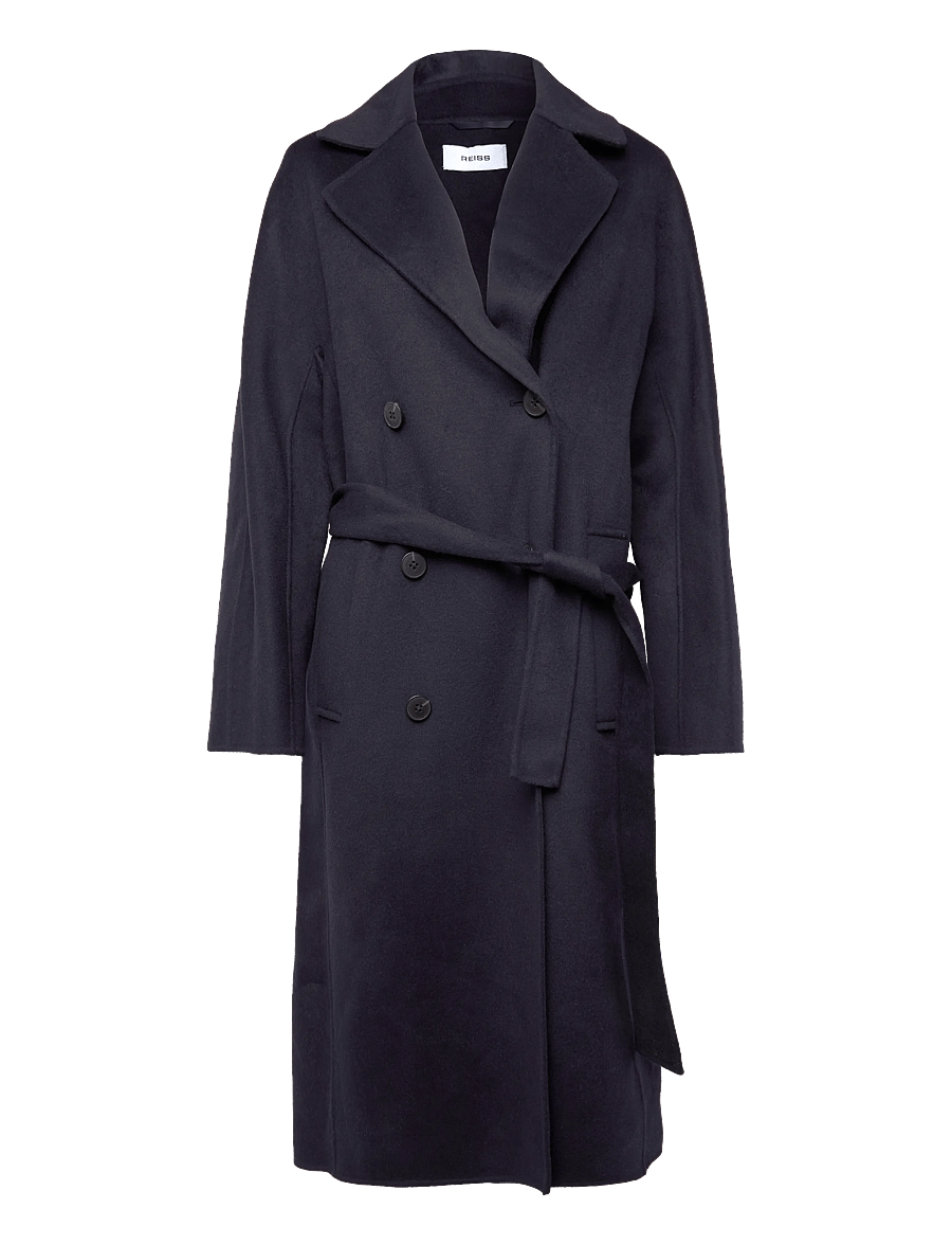 Reiss - MARINA LONG BLINDSEAM COAT - vinterjakker - navy - 0