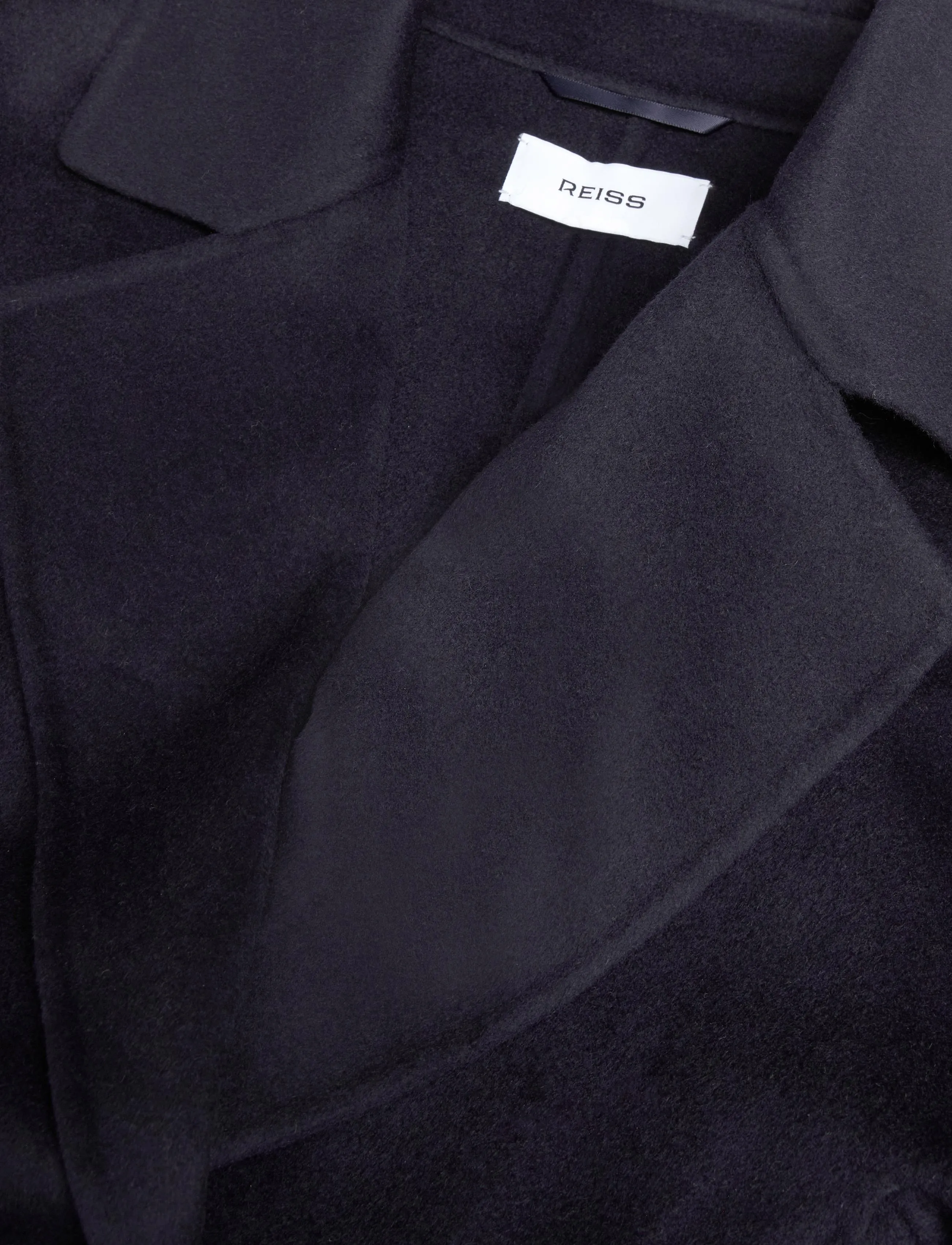 Reiss - MARINA LONG BLINDSEAM COAT - vinterjakker - navy - 2