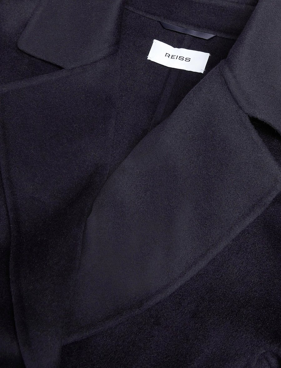 Reiss - MARINA LONG BLINDSEAM COAT - vinterjakker - navy - 2