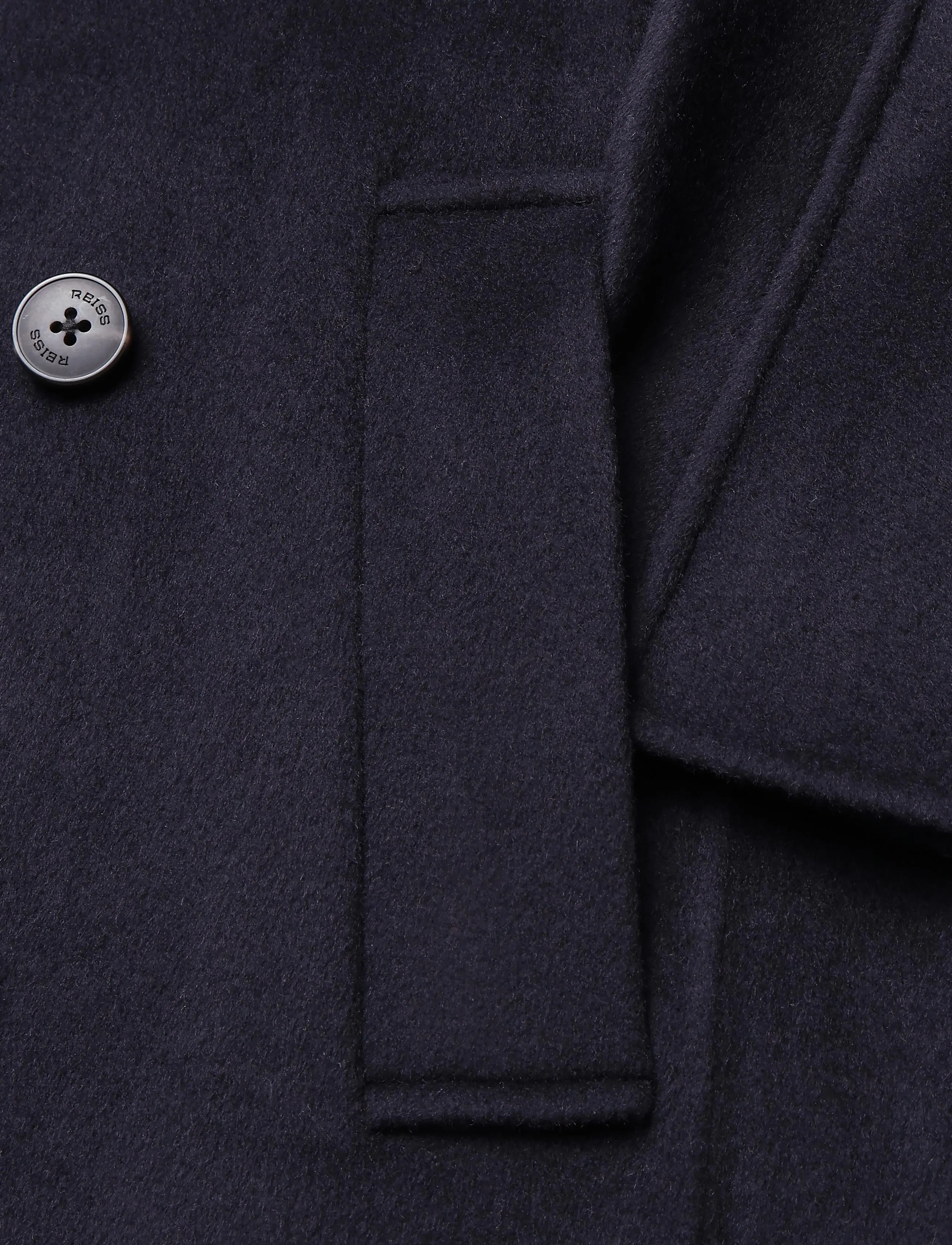 Reiss - MARINA LONG BLINDSEAM COAT - vinterjakker - navy - 3