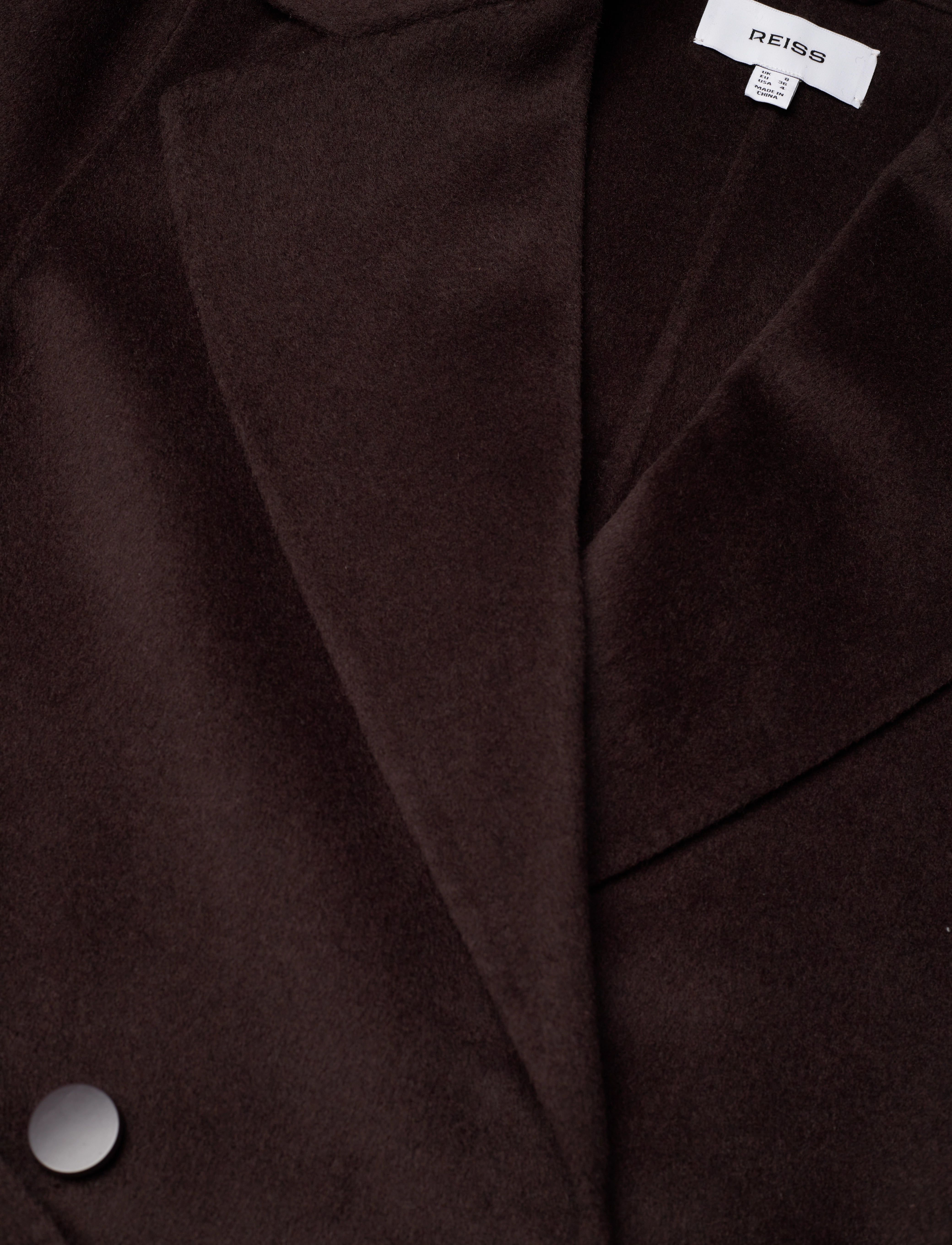 Reiss - LUCIA - uldfrakker - chocolate - 4