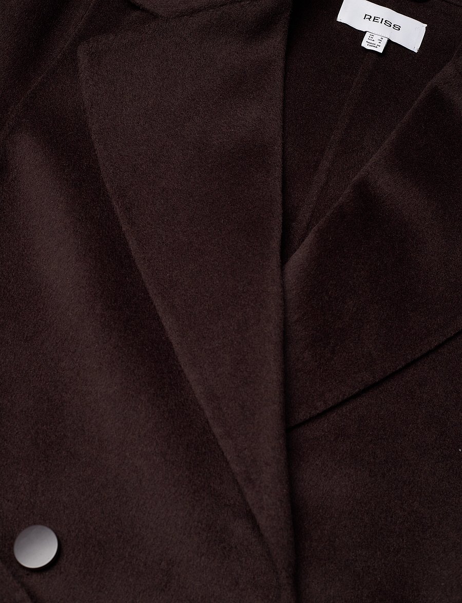 Reiss - LUCIA - uldfrakker - chocolate - 4