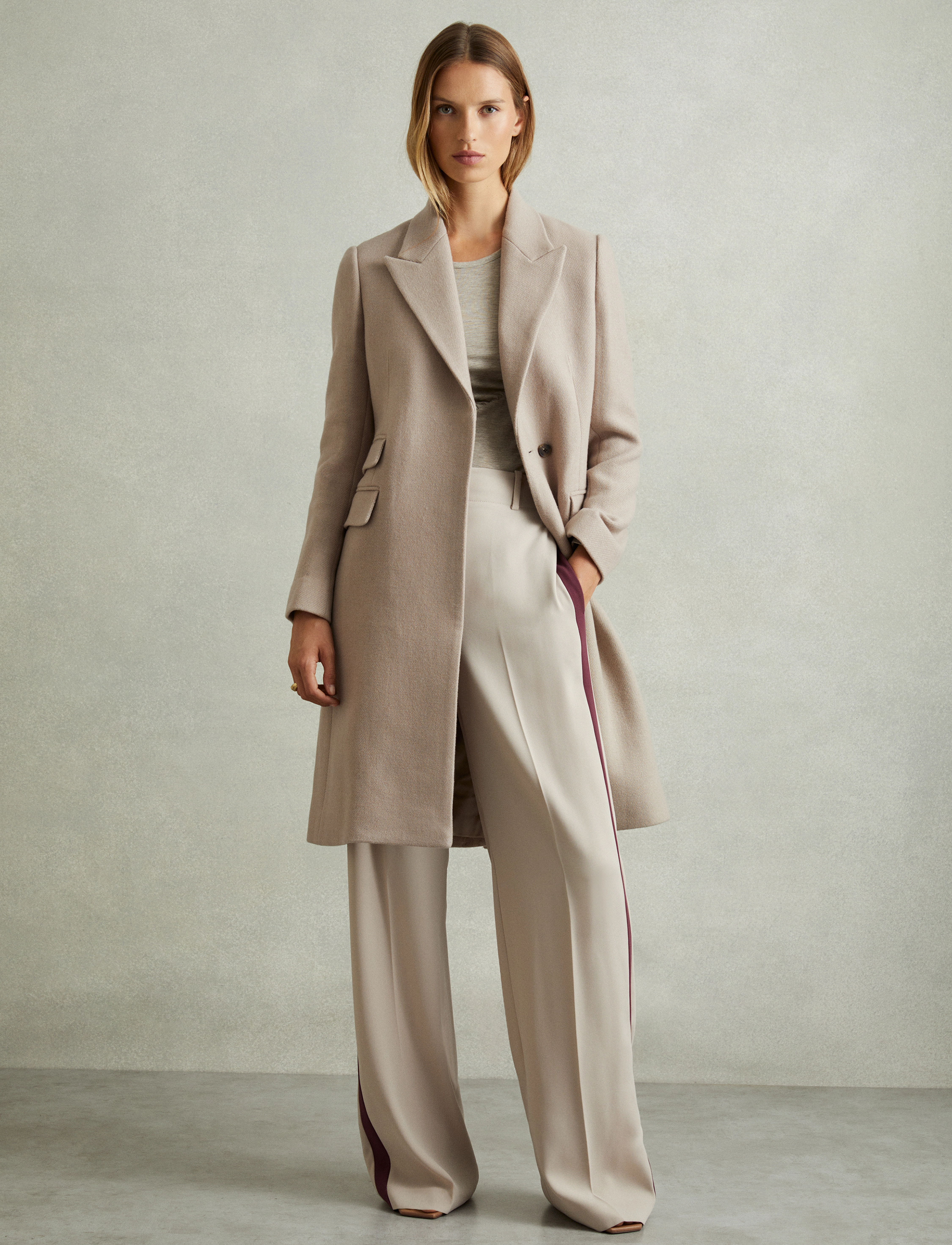 Reiss - LOUIS - stone - 4